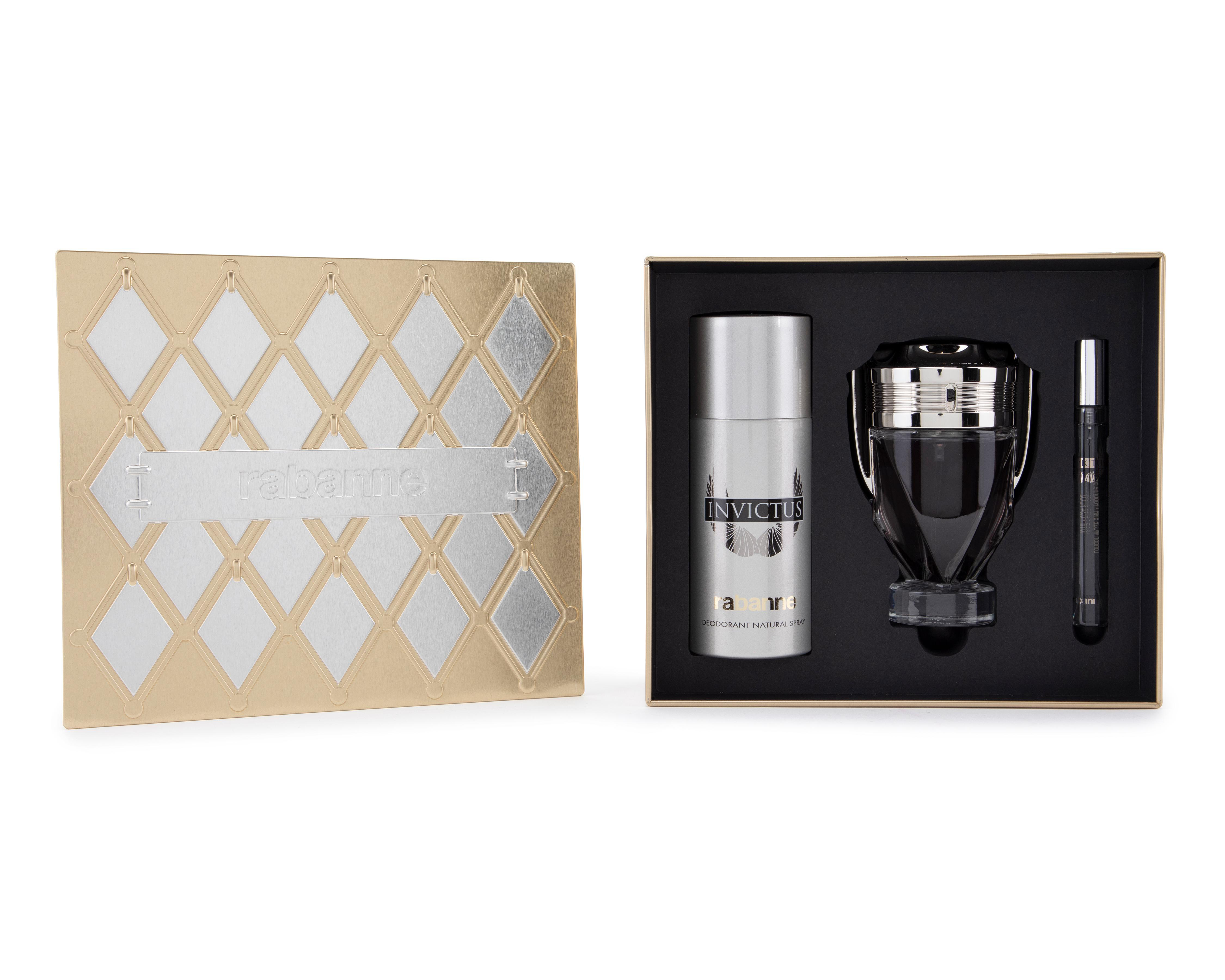 Foto 5 pulgar | Estuche para Hombre Paco Rabanne Invictus 3 Piezas