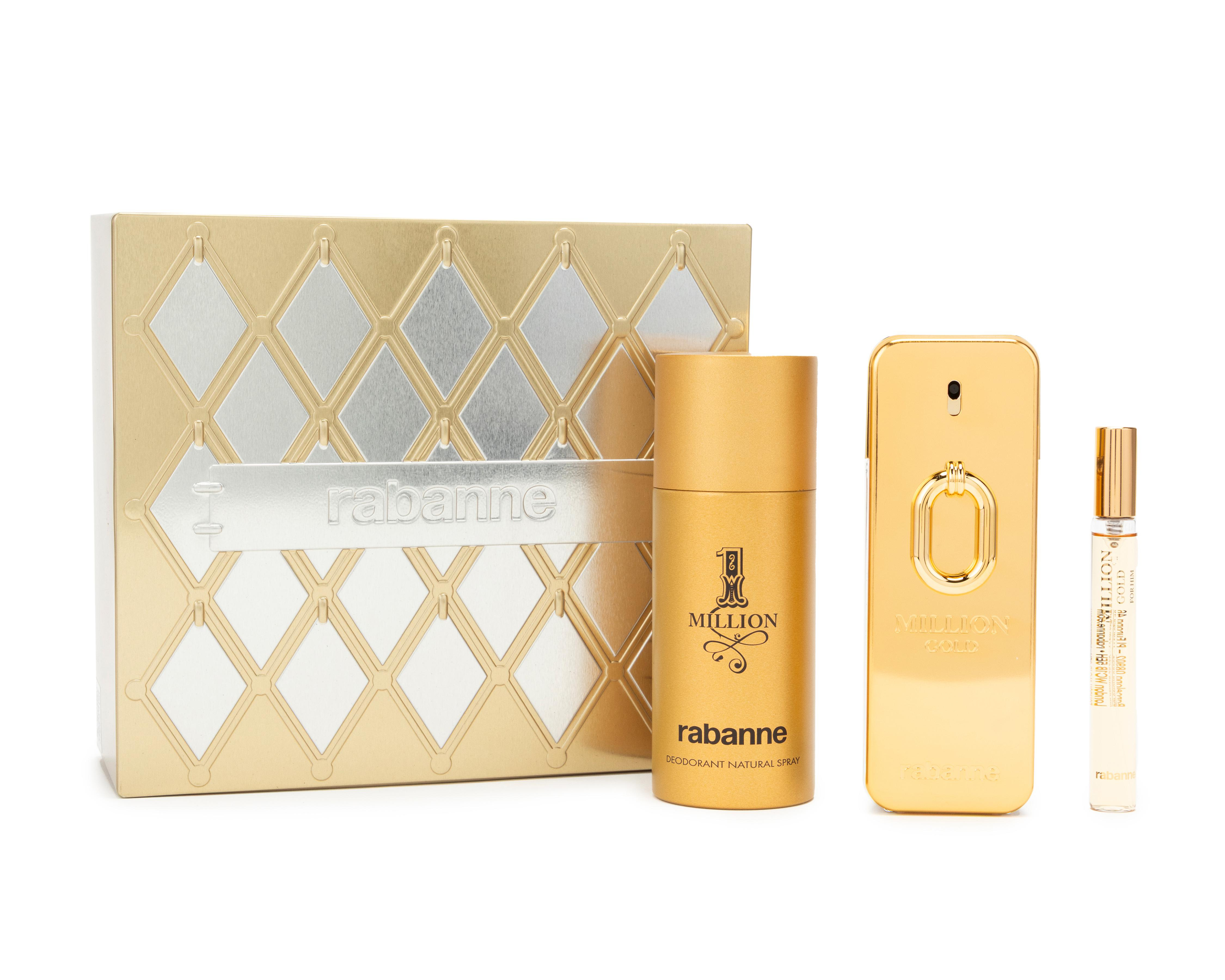 Foto 1 | Estuche para Hombre Paco Rabanne 1 Million Gold 3 Piezas