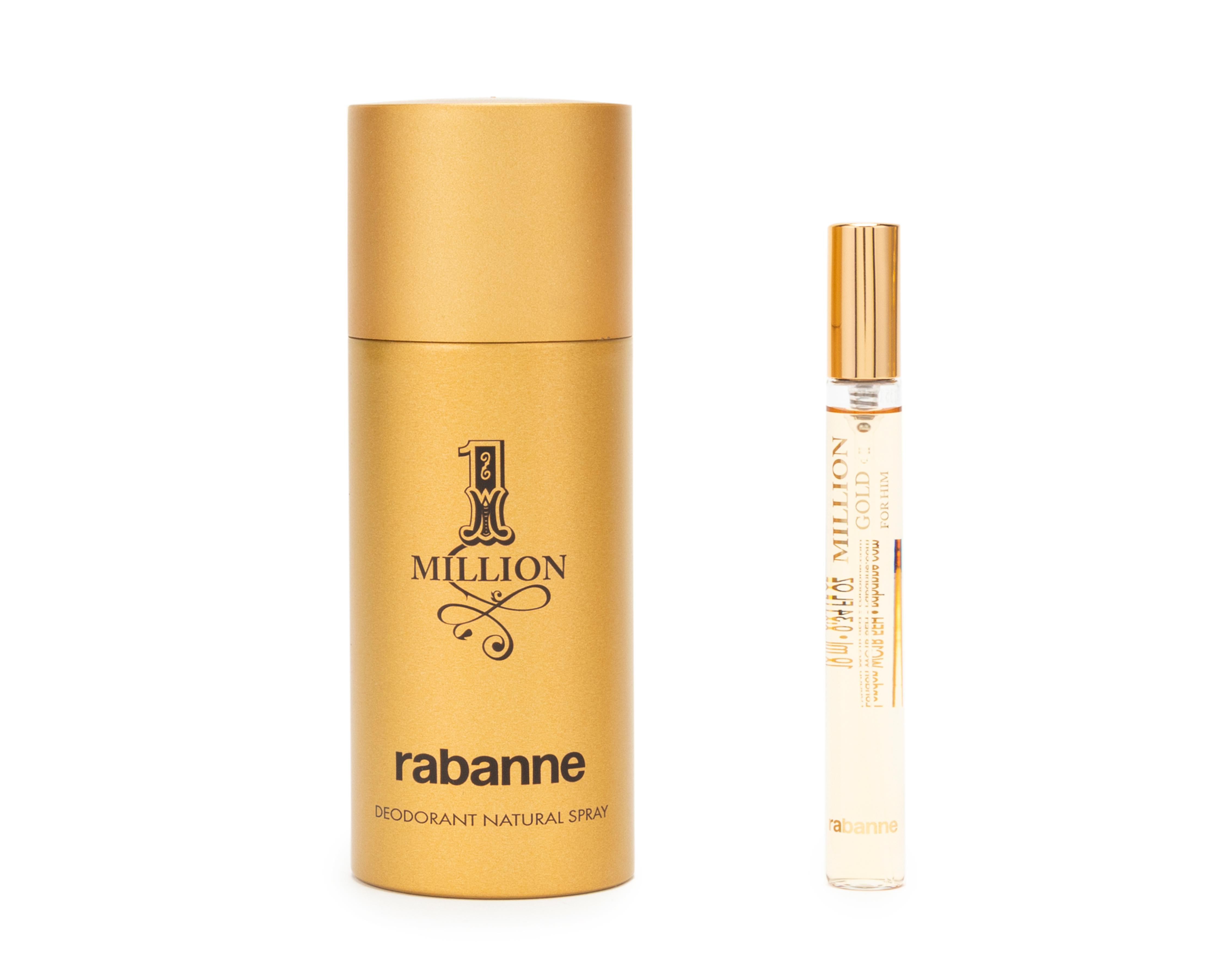 Foto 3 | Estuche para Hombre Paco Rabanne 1 Million Gold 3 Piezas