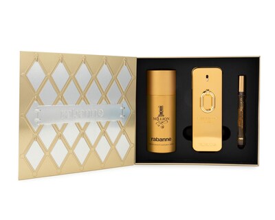 Foto 4 | Estuche para Hombre Paco Rabanne 1 Million Gold 3 Piezas
