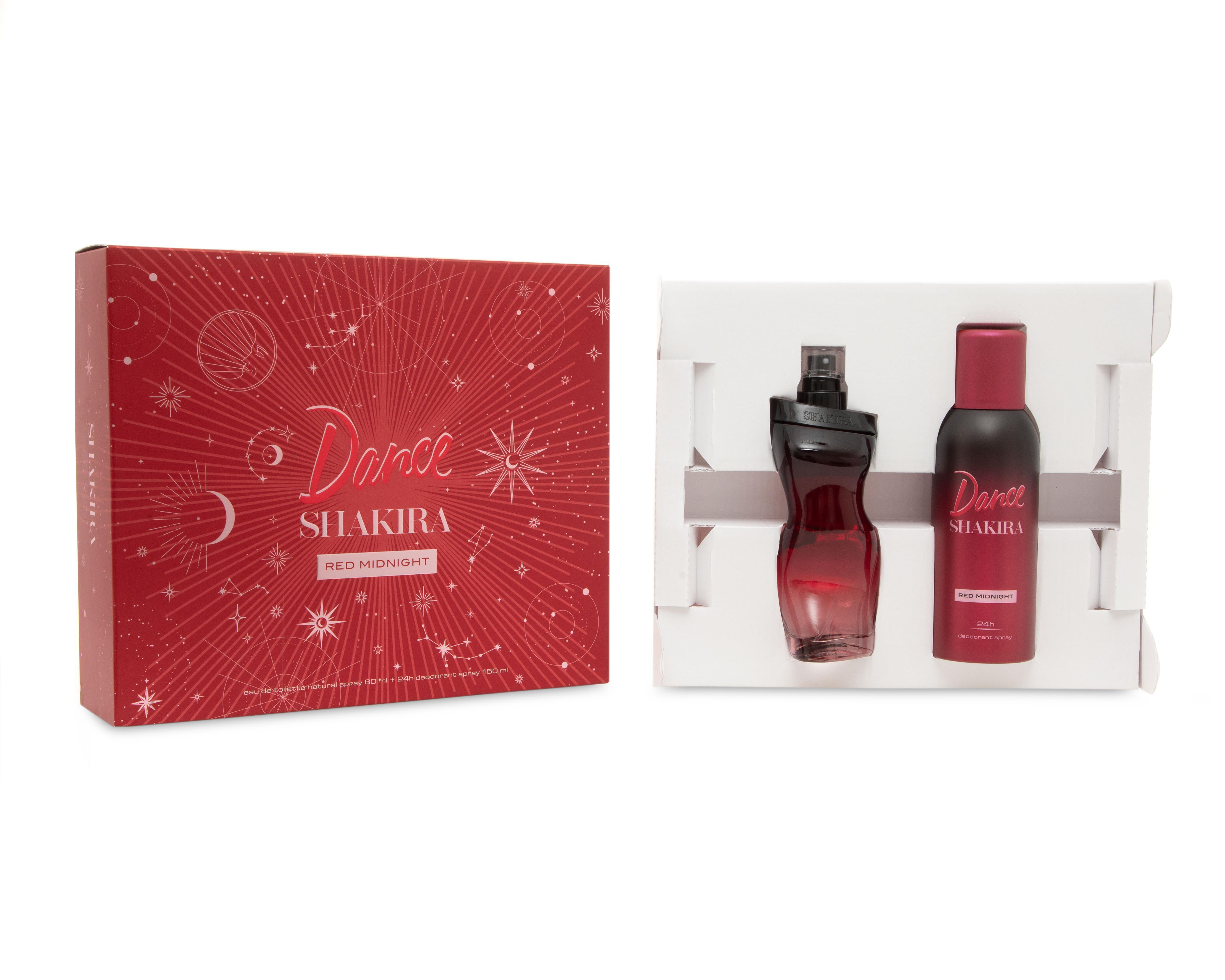 Foto 5 pulgar | Estuche para Mujer Shakira Dance Red Midnight 2 Piezas
