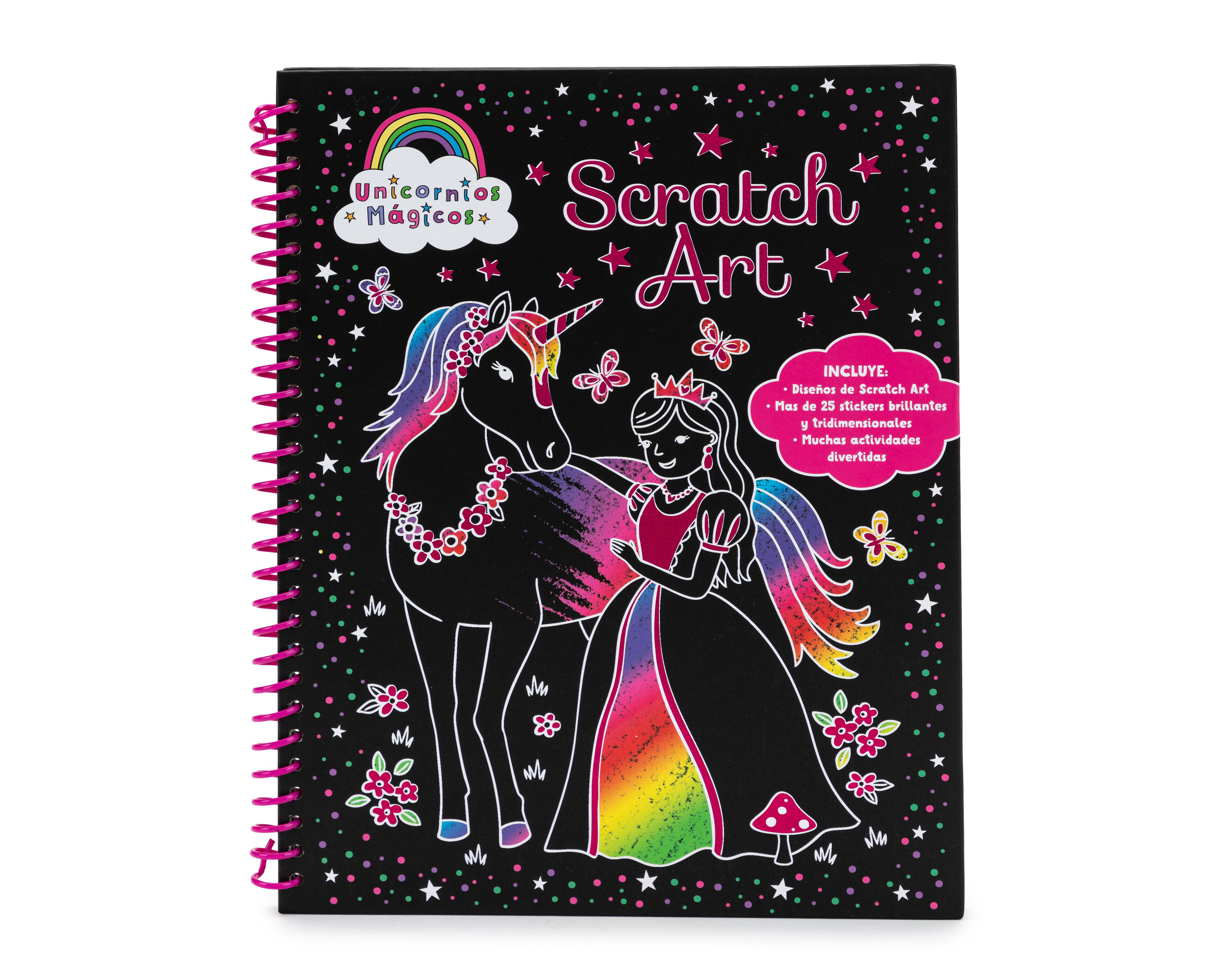 Foto 2 pulgar | Libro Mágico Scratch Art de Unicornios