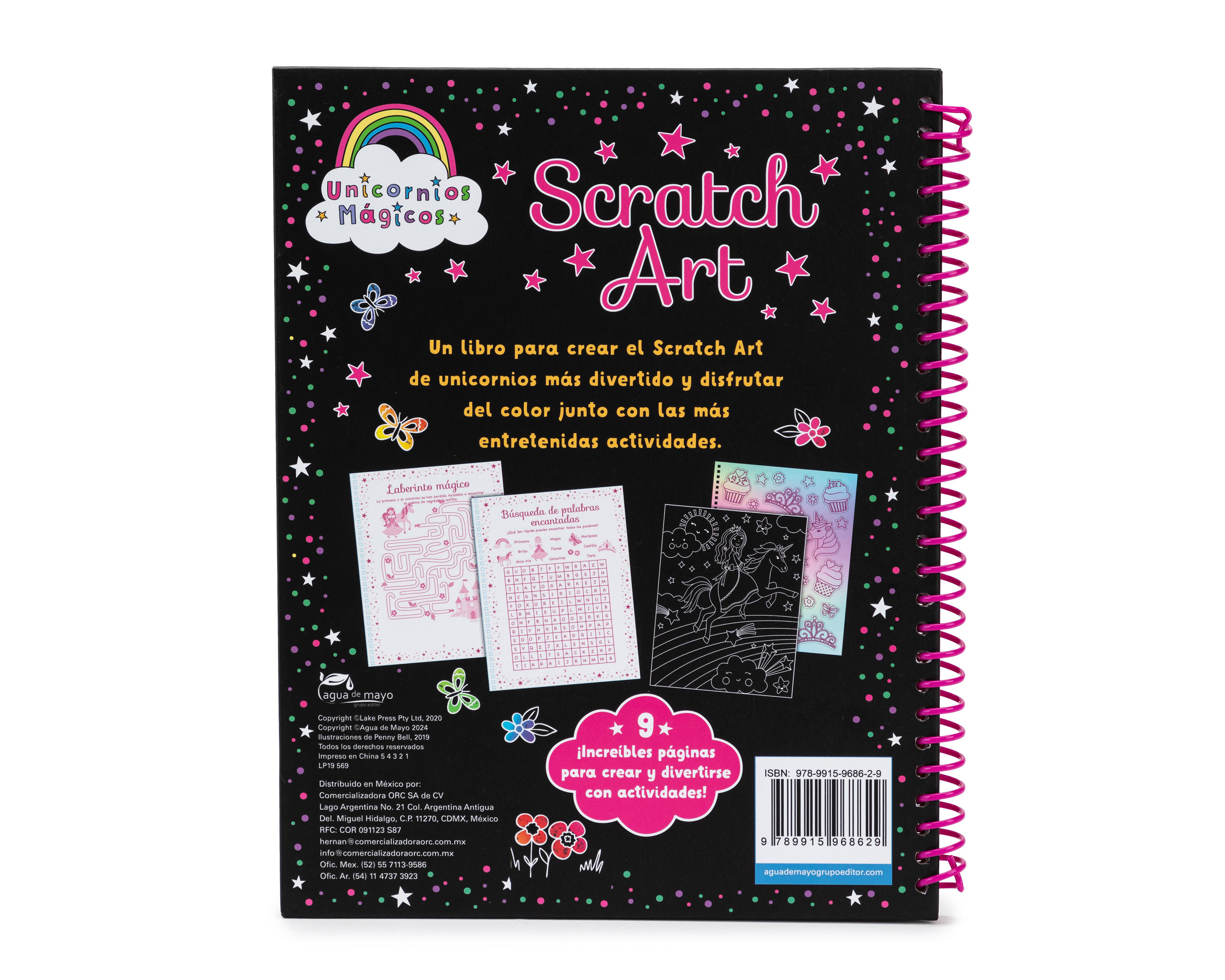Foto 2 | Libro Mágico Scratch Art de Unicornios