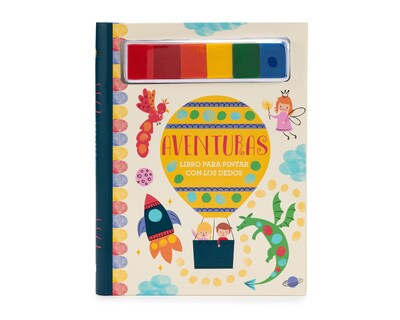 Foto 1 | Libro para Pintar con Los Dedos Editorial Agua de Mayo Aventuras