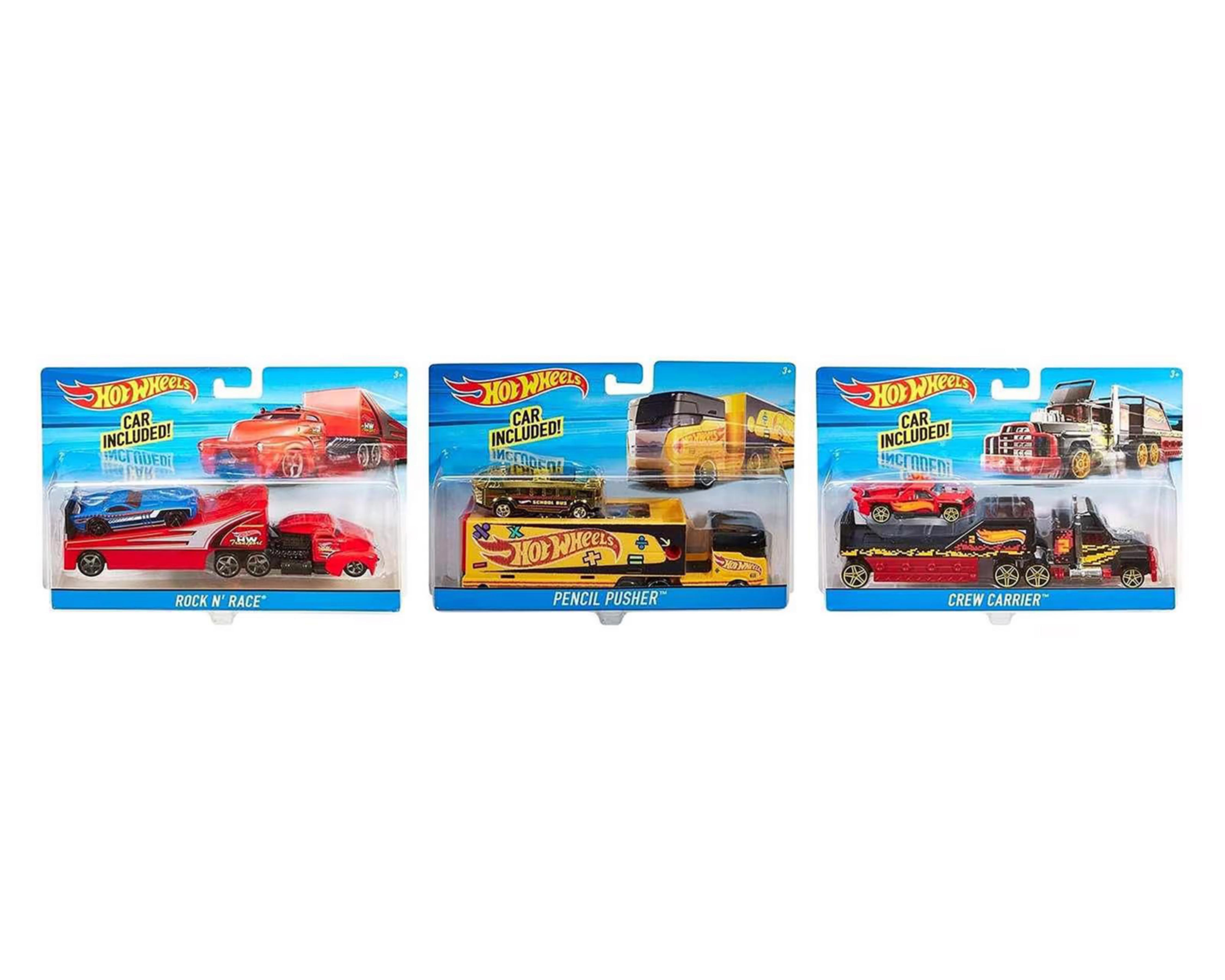 Foto 9 pulgar | Super Remolque Highway Blast Hot Wheels