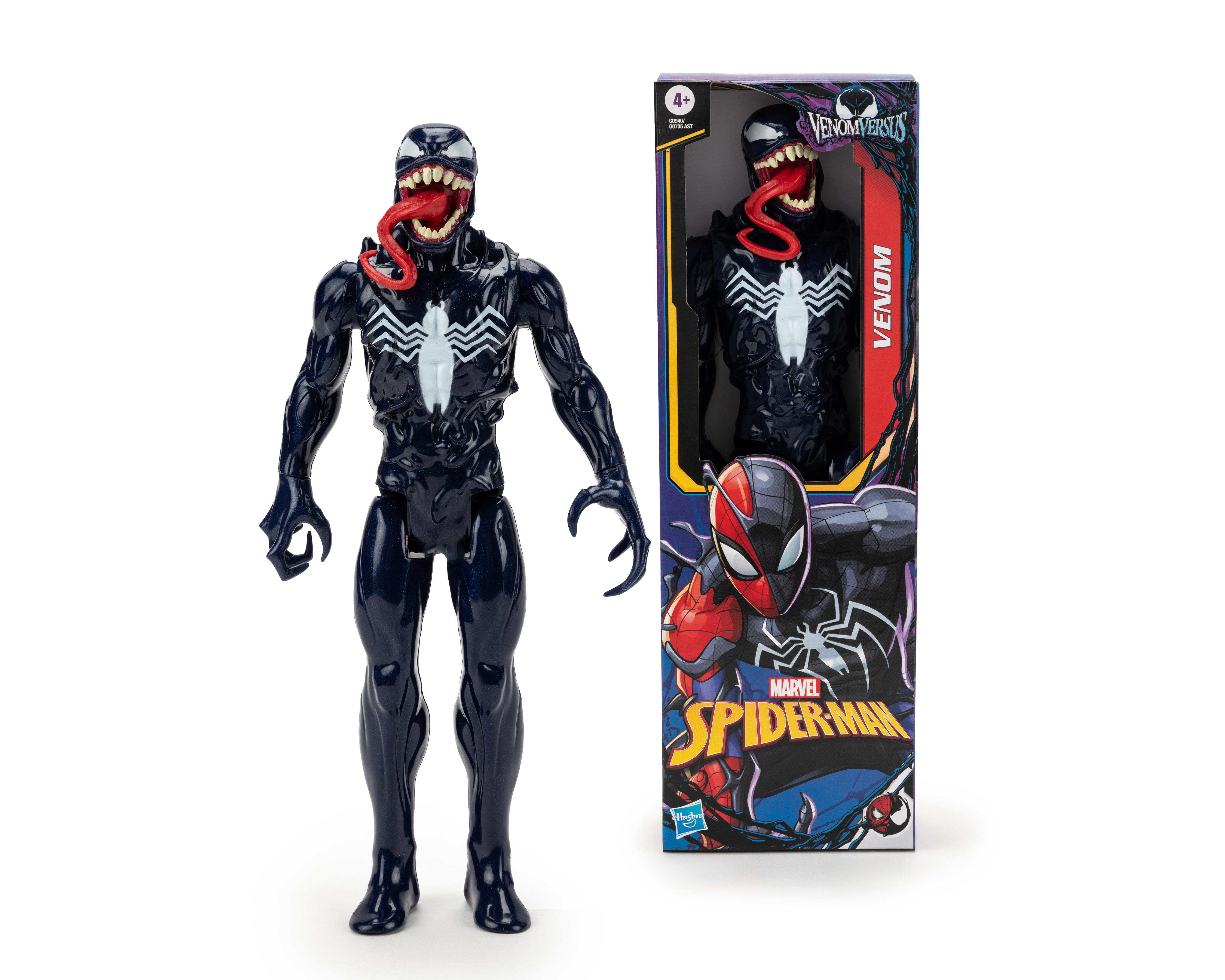 Foto 4 pulgar | Venom Versus Venom Figura de Acción Marvel Spider-Man Titan Hero Series