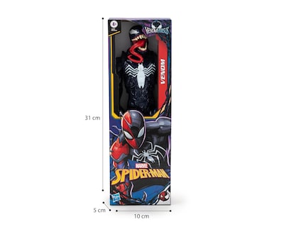 Foto 6 | Venom Versus Venom Figura de Acción Marvel Spider-Man Titan Hero Series