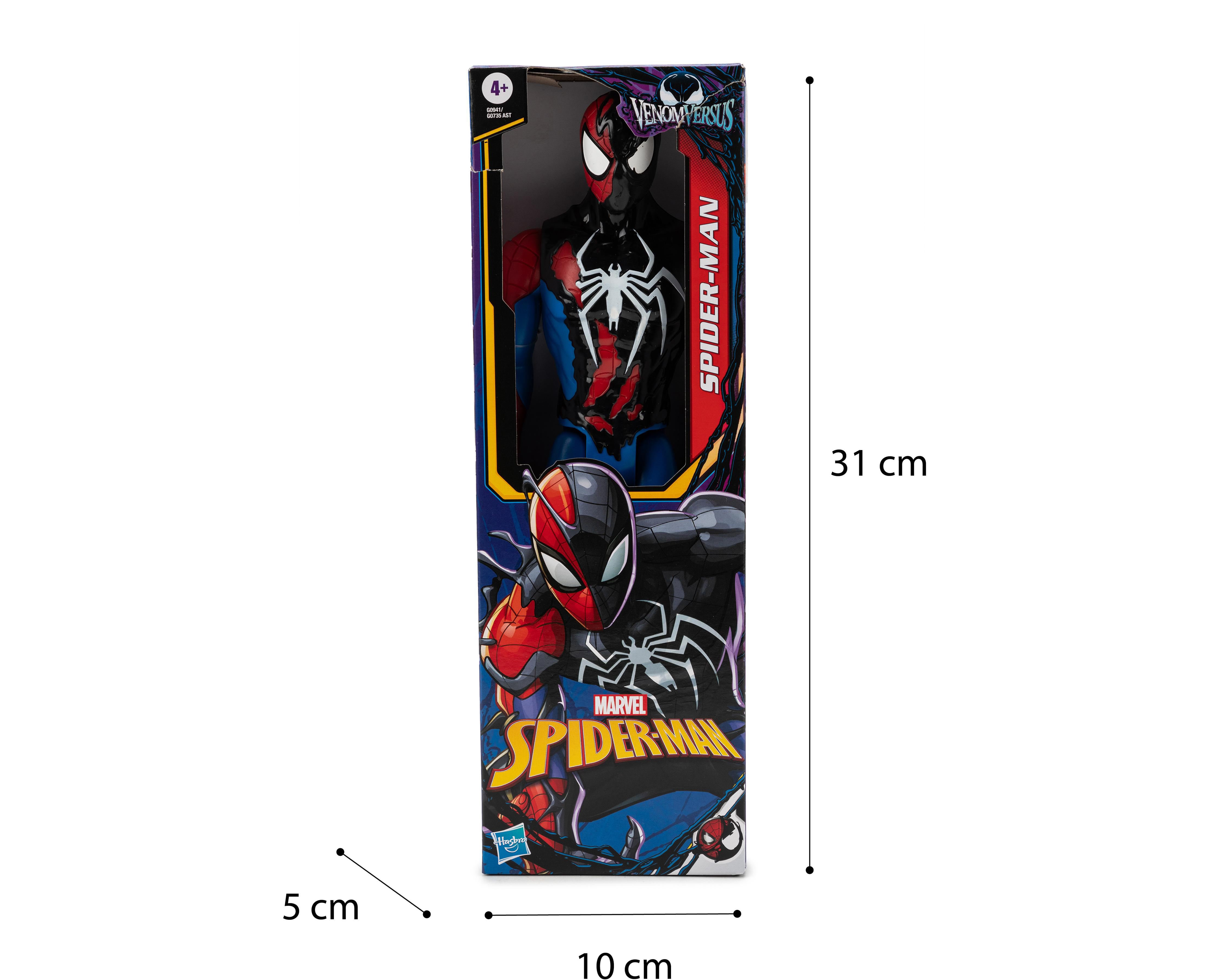 Foto 6 pulgar | Spider-Man Figura de Acción Marvel Venom Versus Titan Hero Series