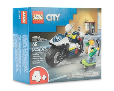 Foto 2 | LEGO City: Persecución en Moto de Policía