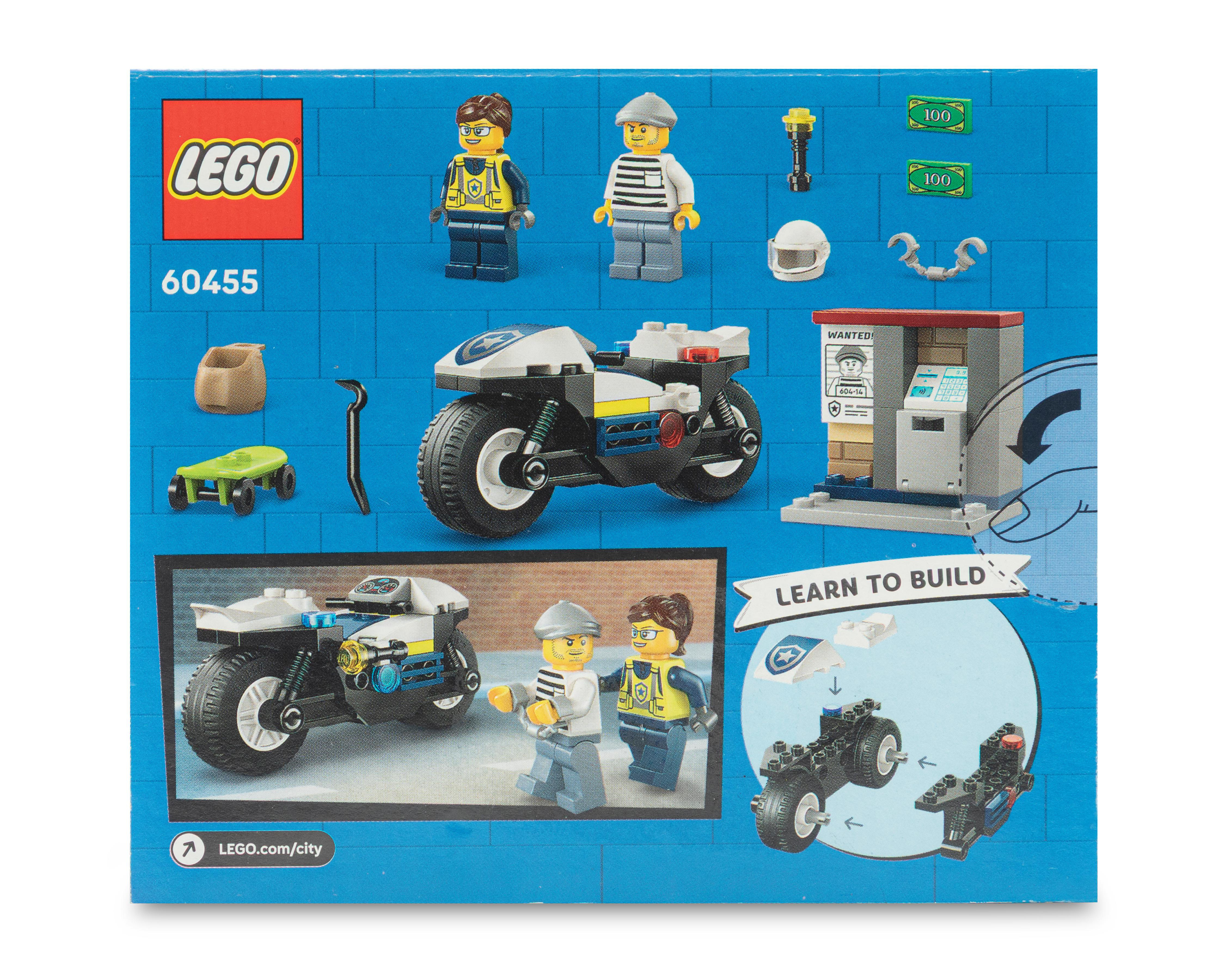 Foto 4 pulgar | LEGO City: Persecución en Moto de Policía