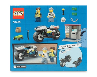 Foto 3 | LEGO City: Persecución en Moto de Policía