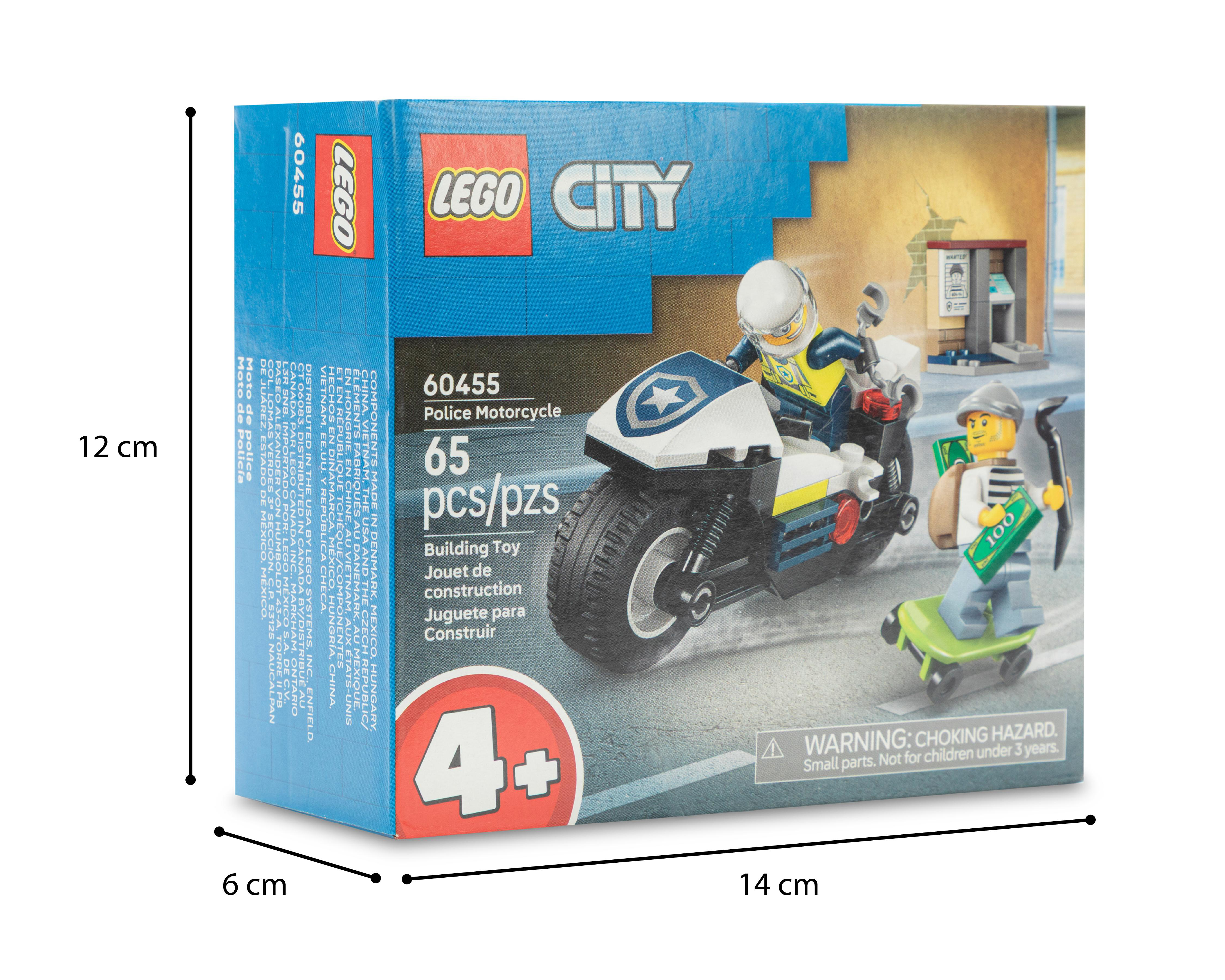 Foto 5 pulgar | LEGO City: Persecución en Moto de Policía