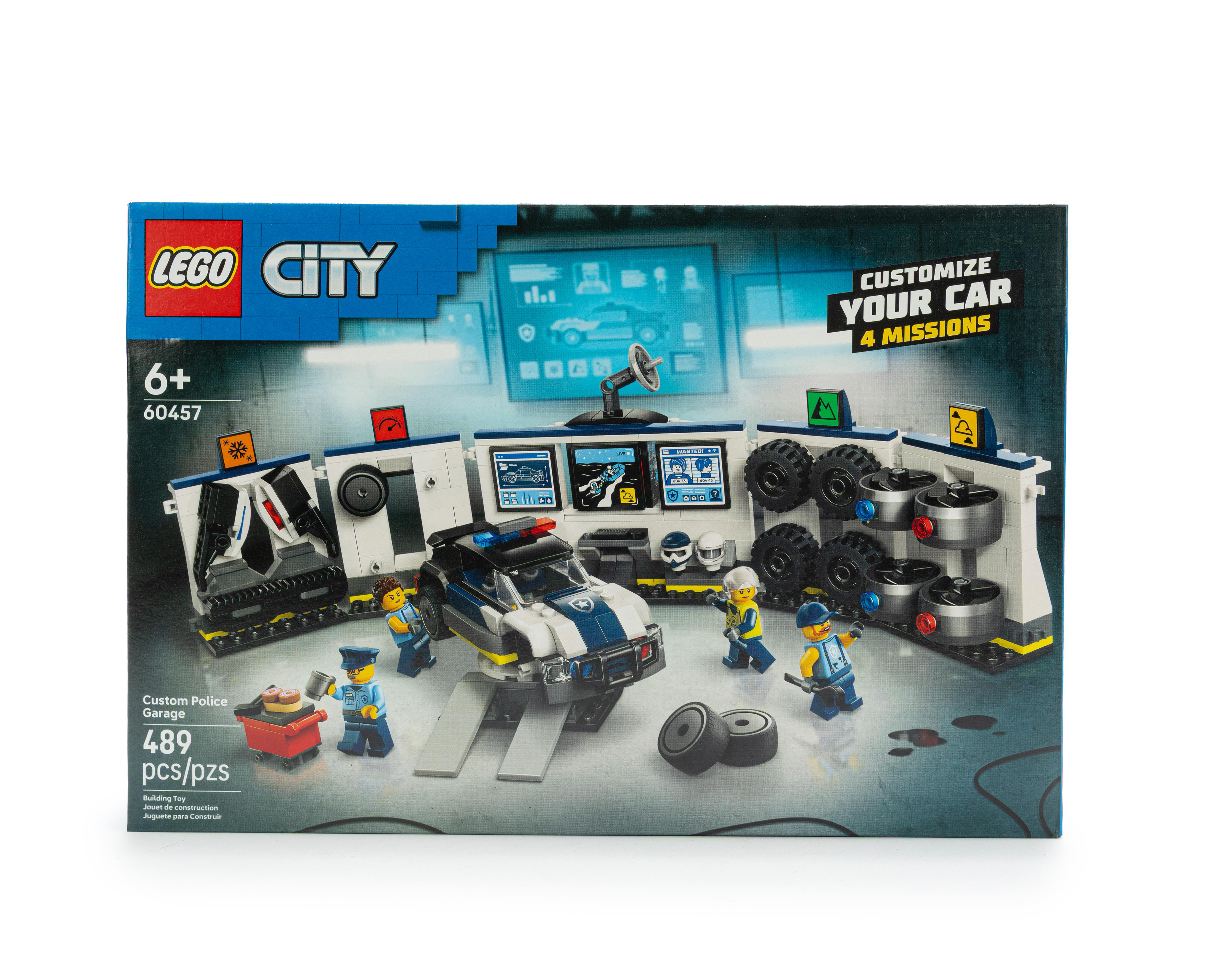 Foto 1 | LEGO City: Taller de Modificación de Coches de Policía