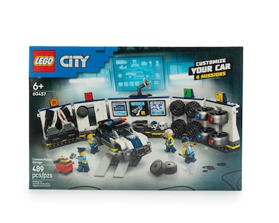 Foto 1 | LEGO City: Taller de Modificación de Coches de Policía