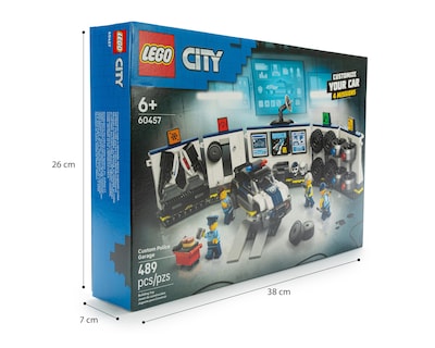 Foto 4 | LEGO City: Taller de Modificación de Coches de Policía