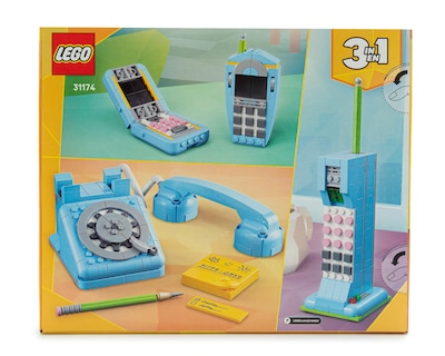 Foto 2 | LEGO Creator 3 en1: Teléfono Retro