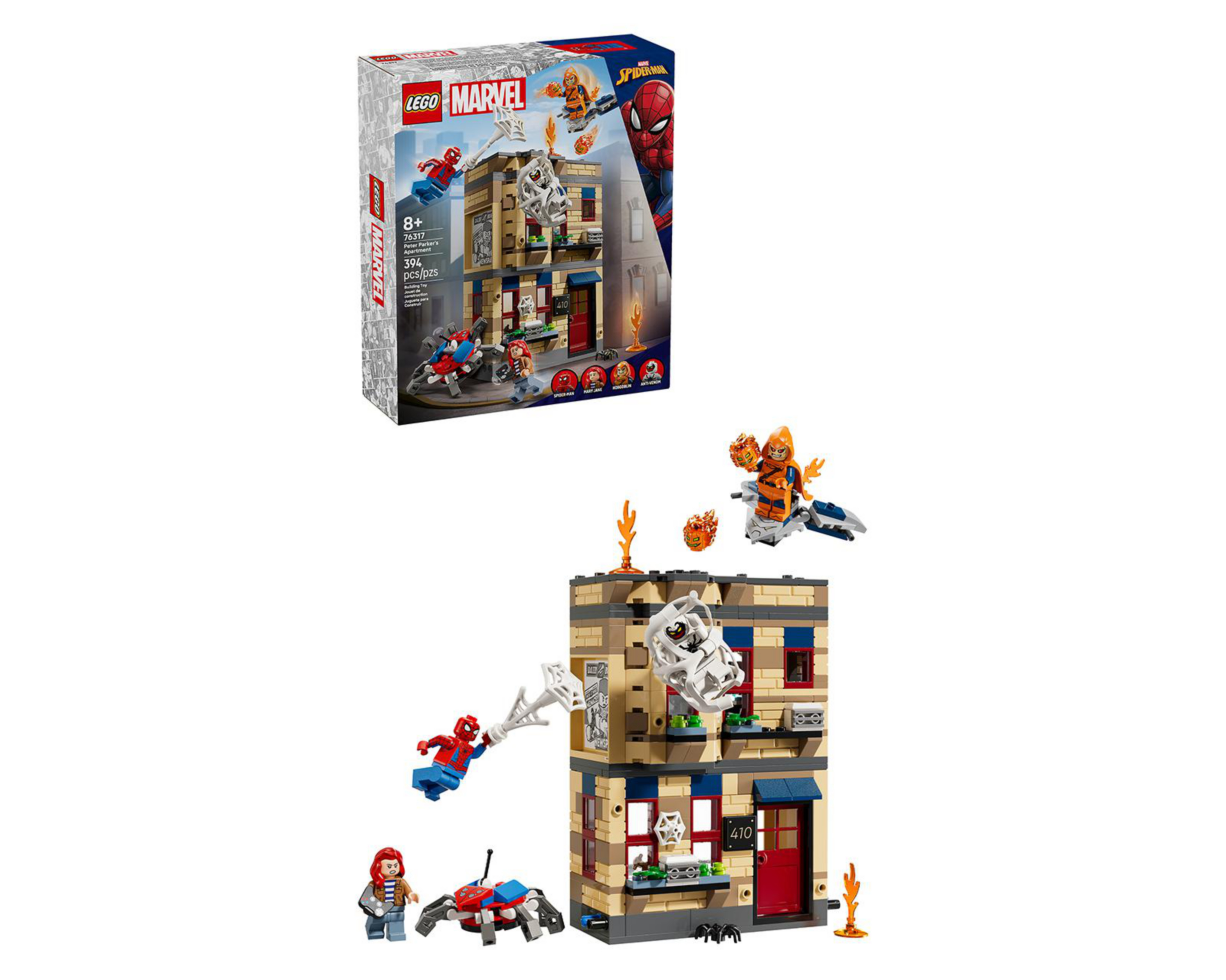 Foto 2 pulgar | LEGO Marvel Spider-Man Peter Parker's Apartment