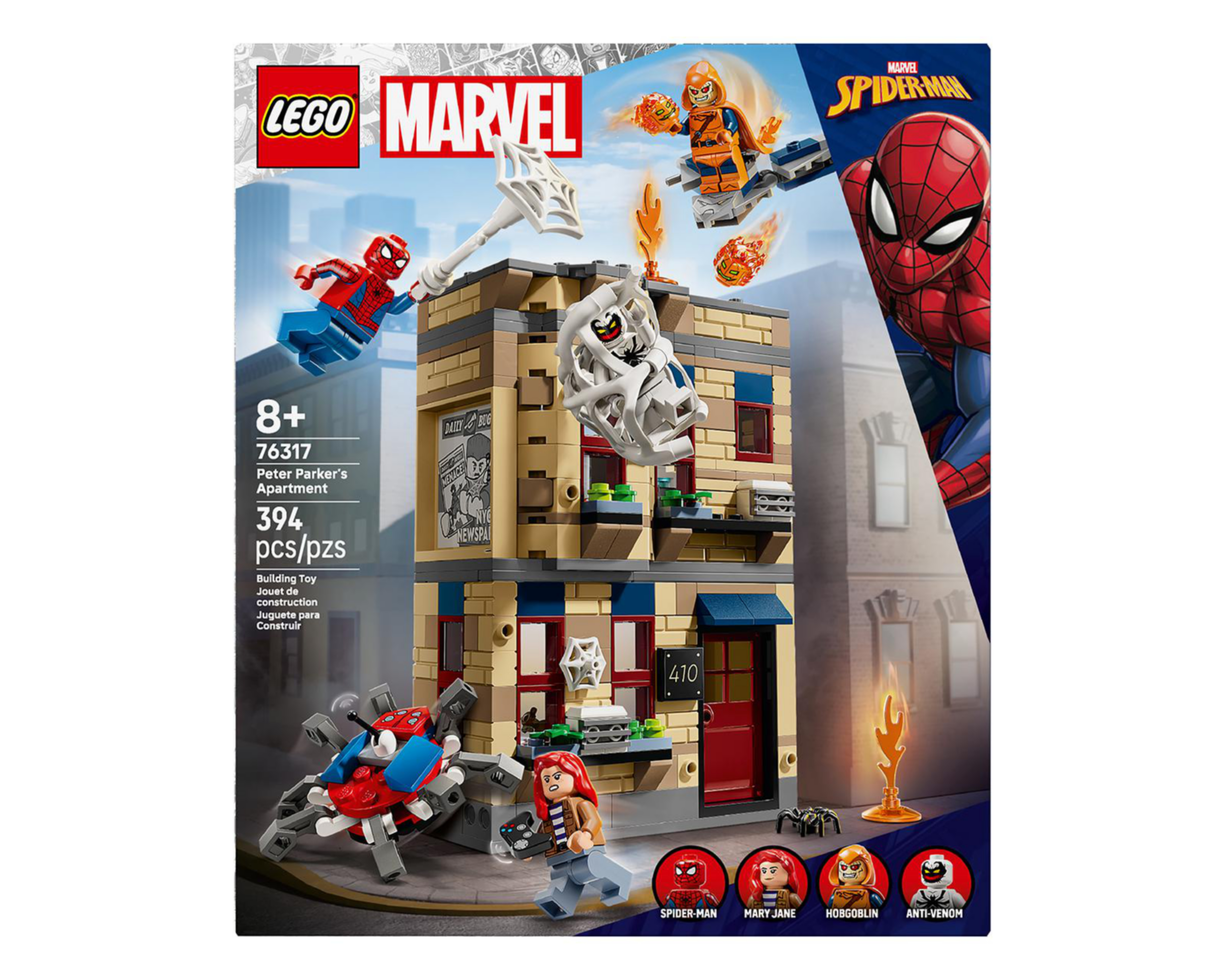 Foto 3 pulgar | LEGO Marvel Spider-Man Peter Parker's Apartment