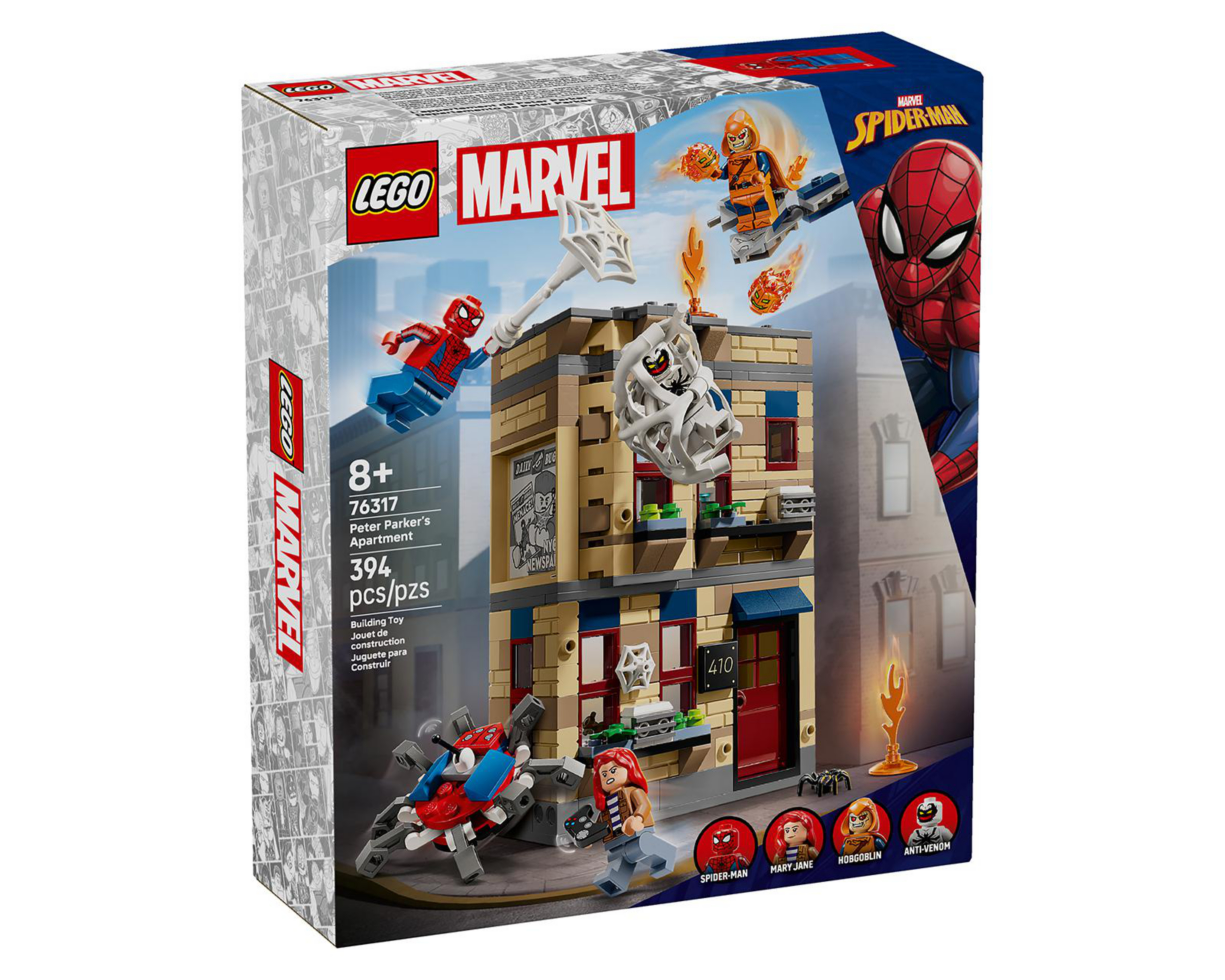 Foto 5 pulgar | LEGO Marvel Spider-Man Peter Parker's Apartment
