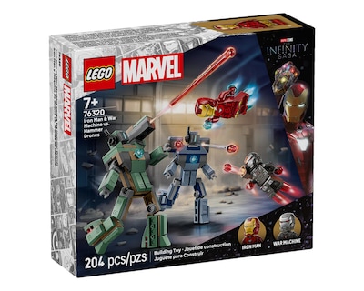 Foto 4 | LEGO MARVEL: Iron Man y Máquina de Guerra vs. Drones de Hammer
