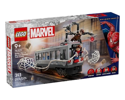 Foto 4 | LEGO Marvel: Escena del Metro de Spider-Man Contra Doc Ock