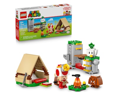 Foto 1 | LEGO Super Mario: De acampada con el Capitán Toad