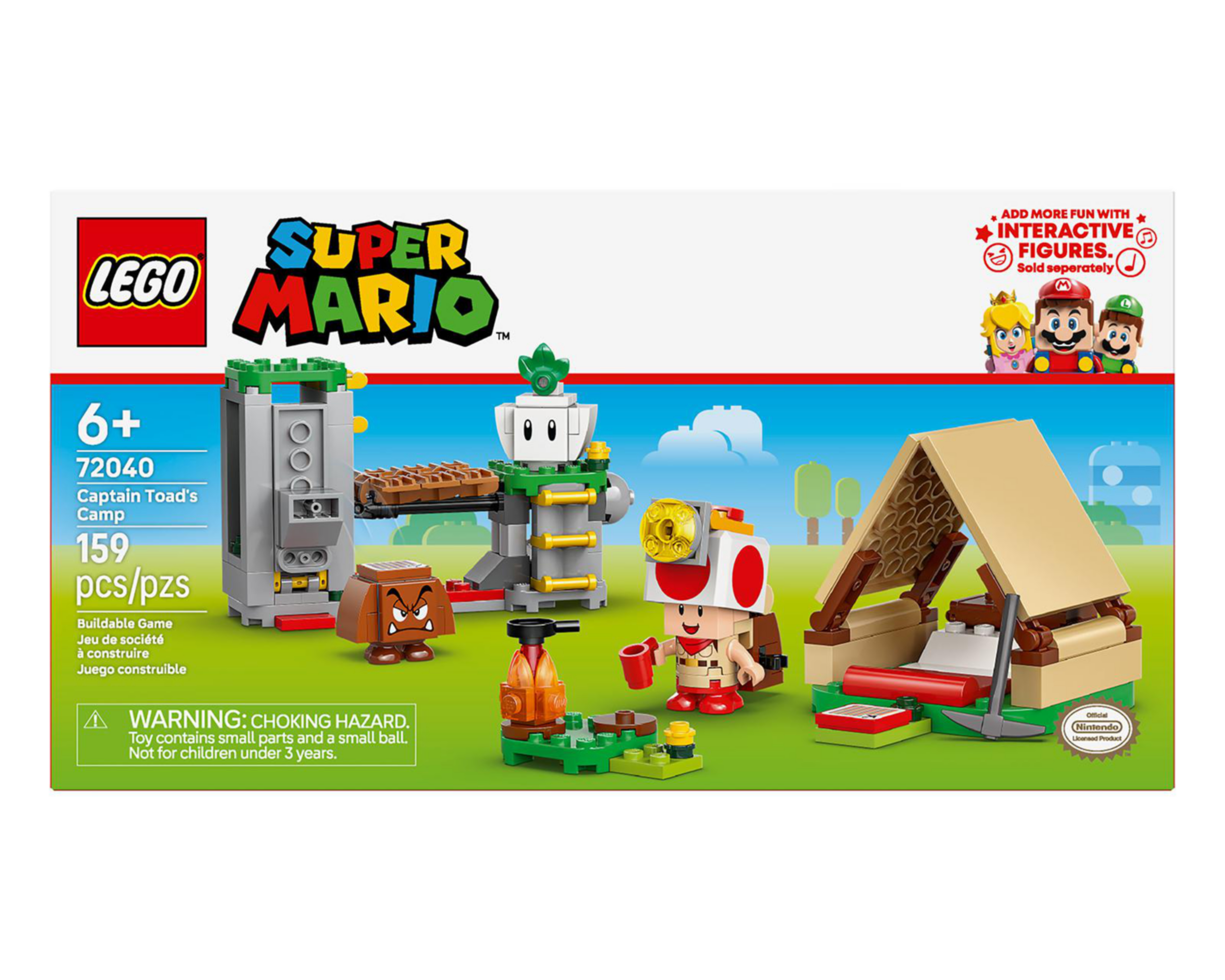 Foto 3 pulgar | LEGO Super Mario: De acampada con el Capitán Toad