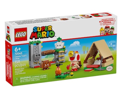 Foto 4 | LEGO Super Mario: De acampada con el Capitán Toad