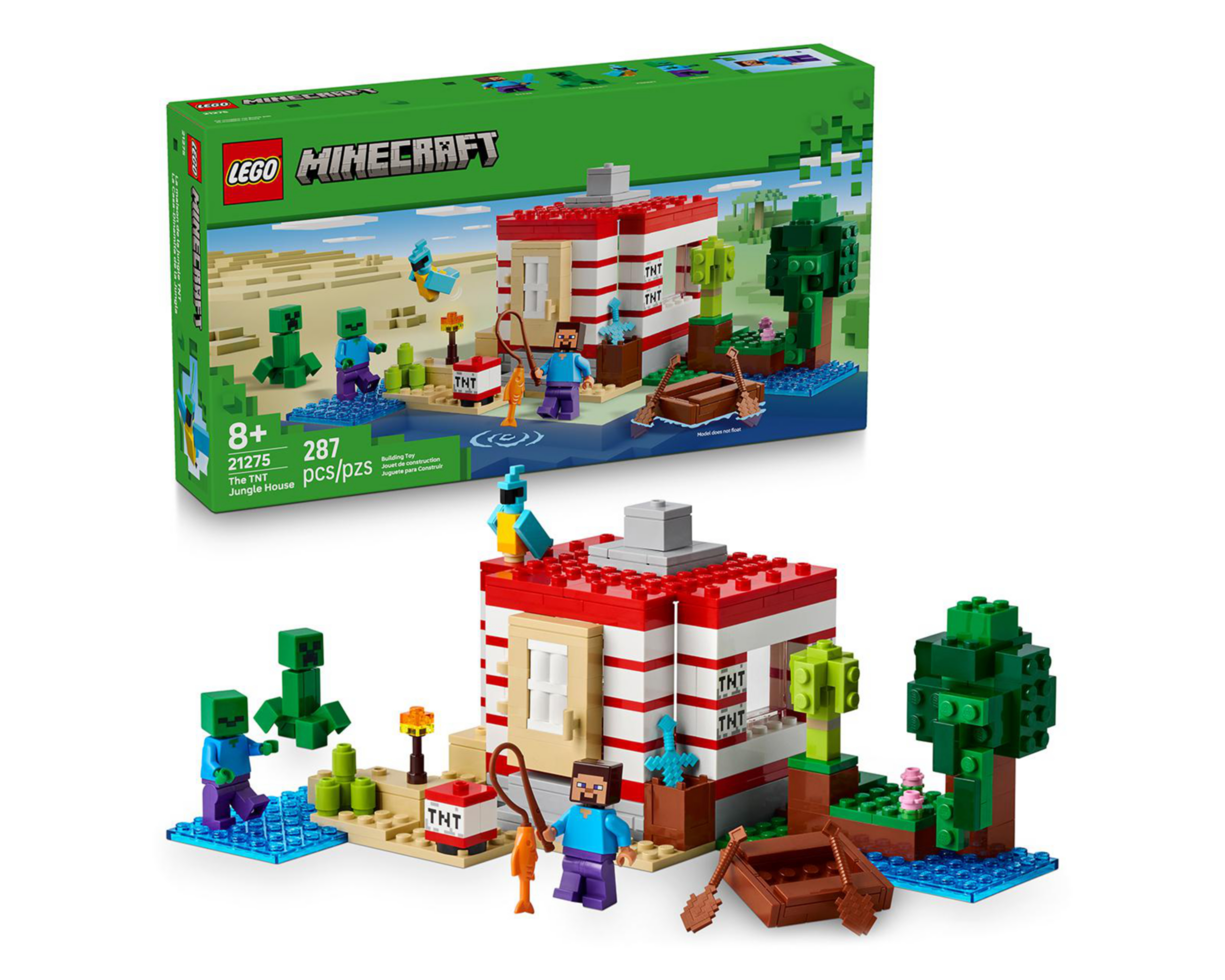 LEGO Minecraft: La Casa-Dinamita de la Jungla