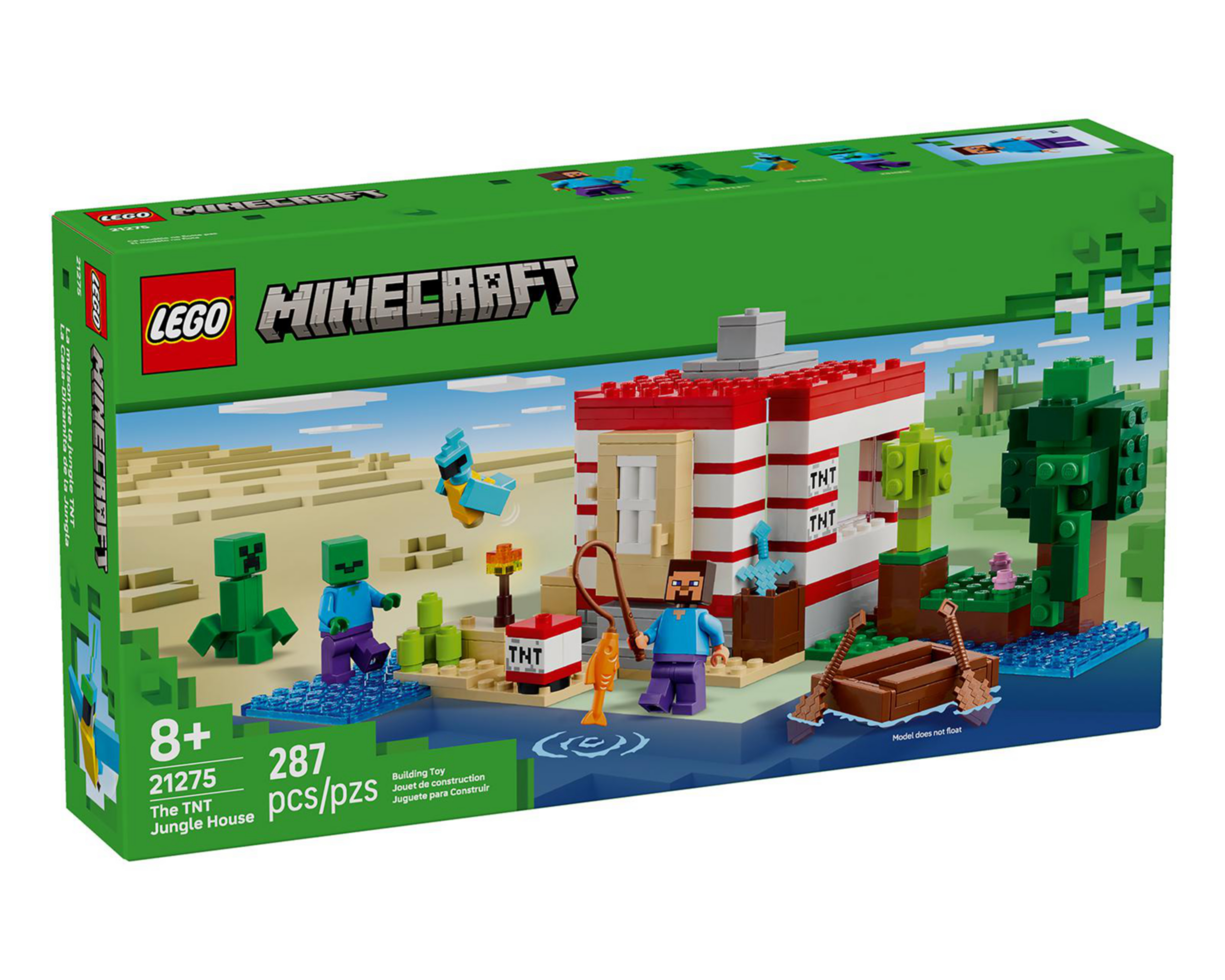 Foto 5 pulgar | LEGO Minecraft: La Casa-Dinamita de la Jungla