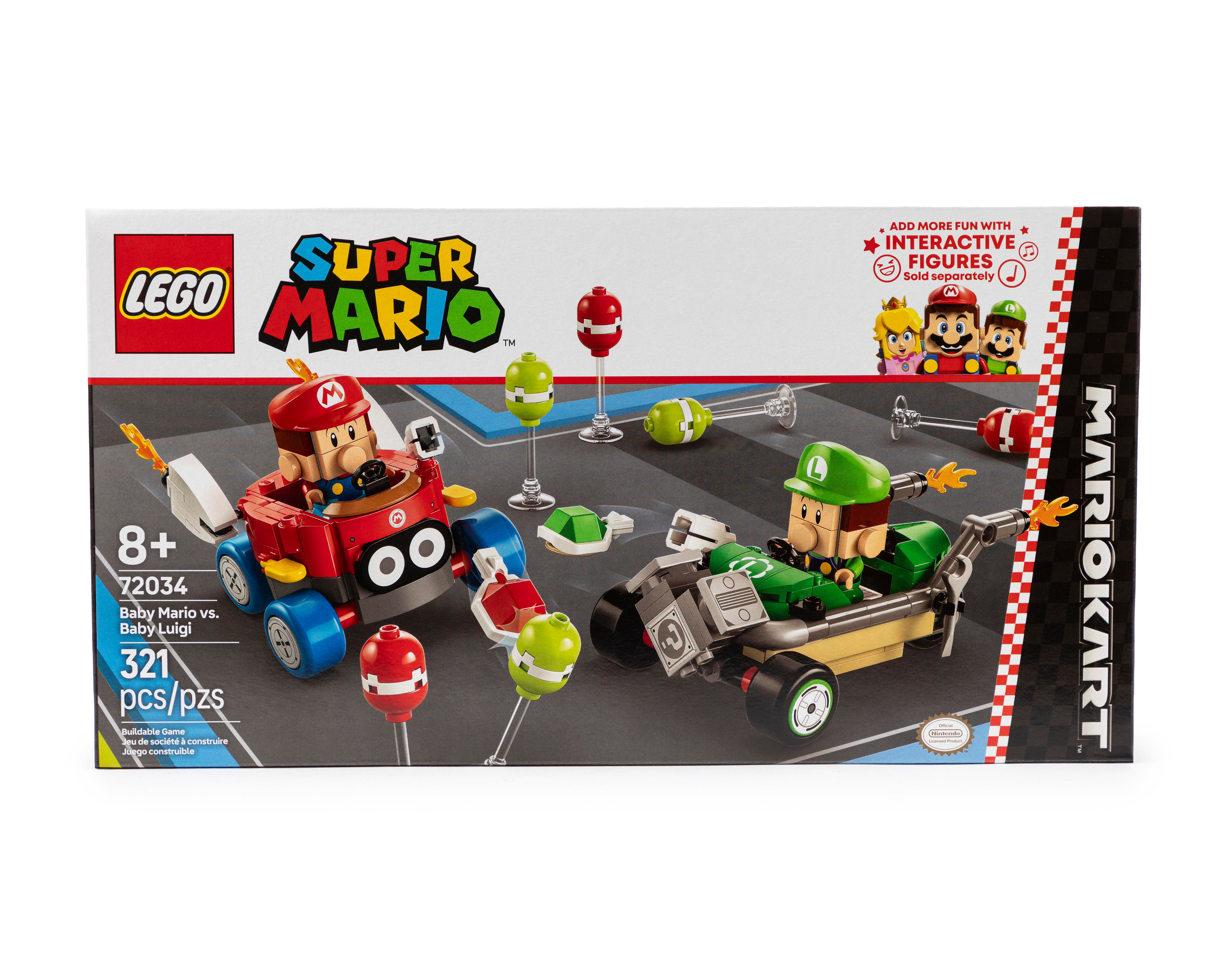 Foto 2 pulgar | LEGO Mario Kart: Bebé Mario vs. Bebé Luigi