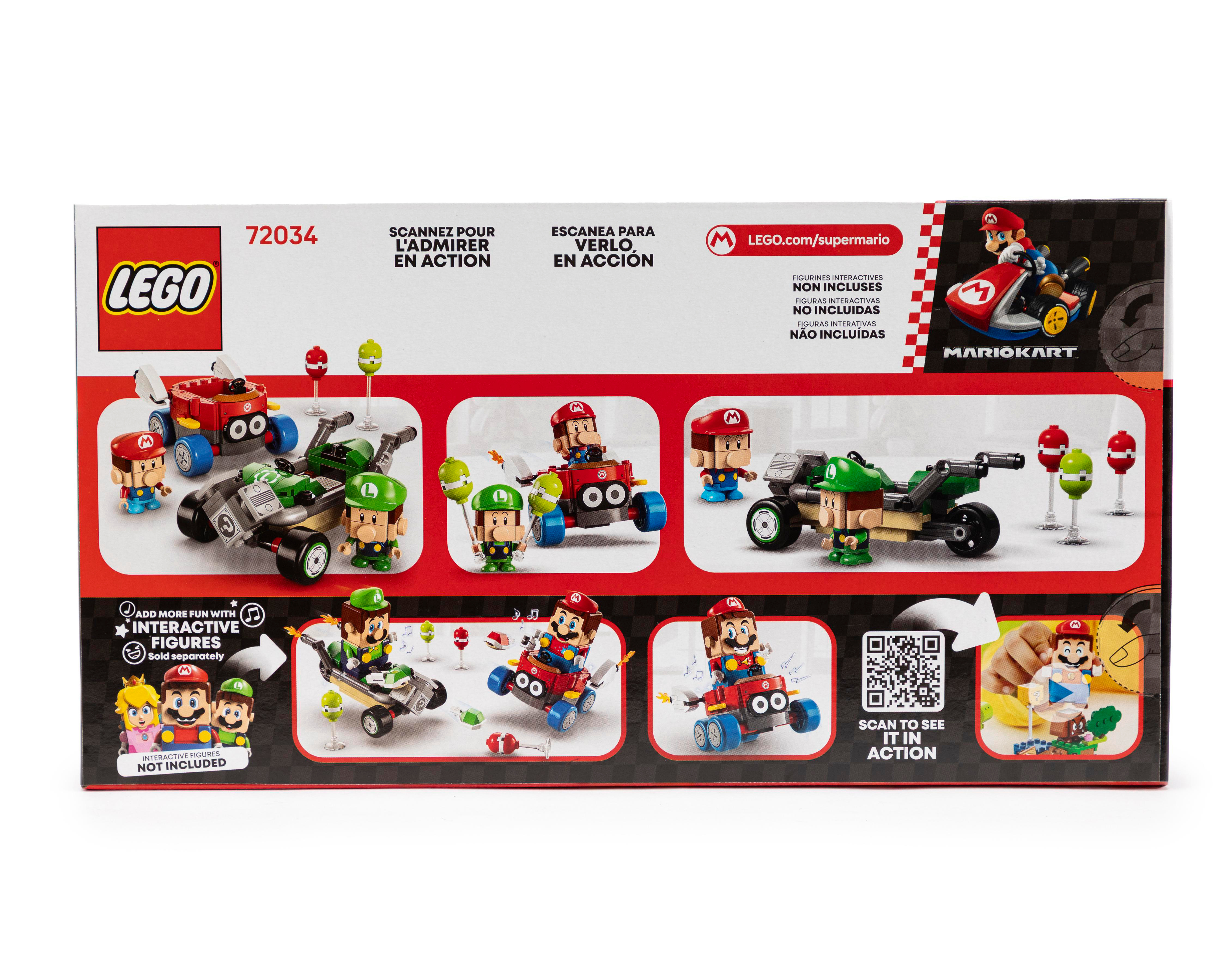 Foto 3 pulgar | LEGO Mario Kart: Bebé Mario vs. Bebé Luigi