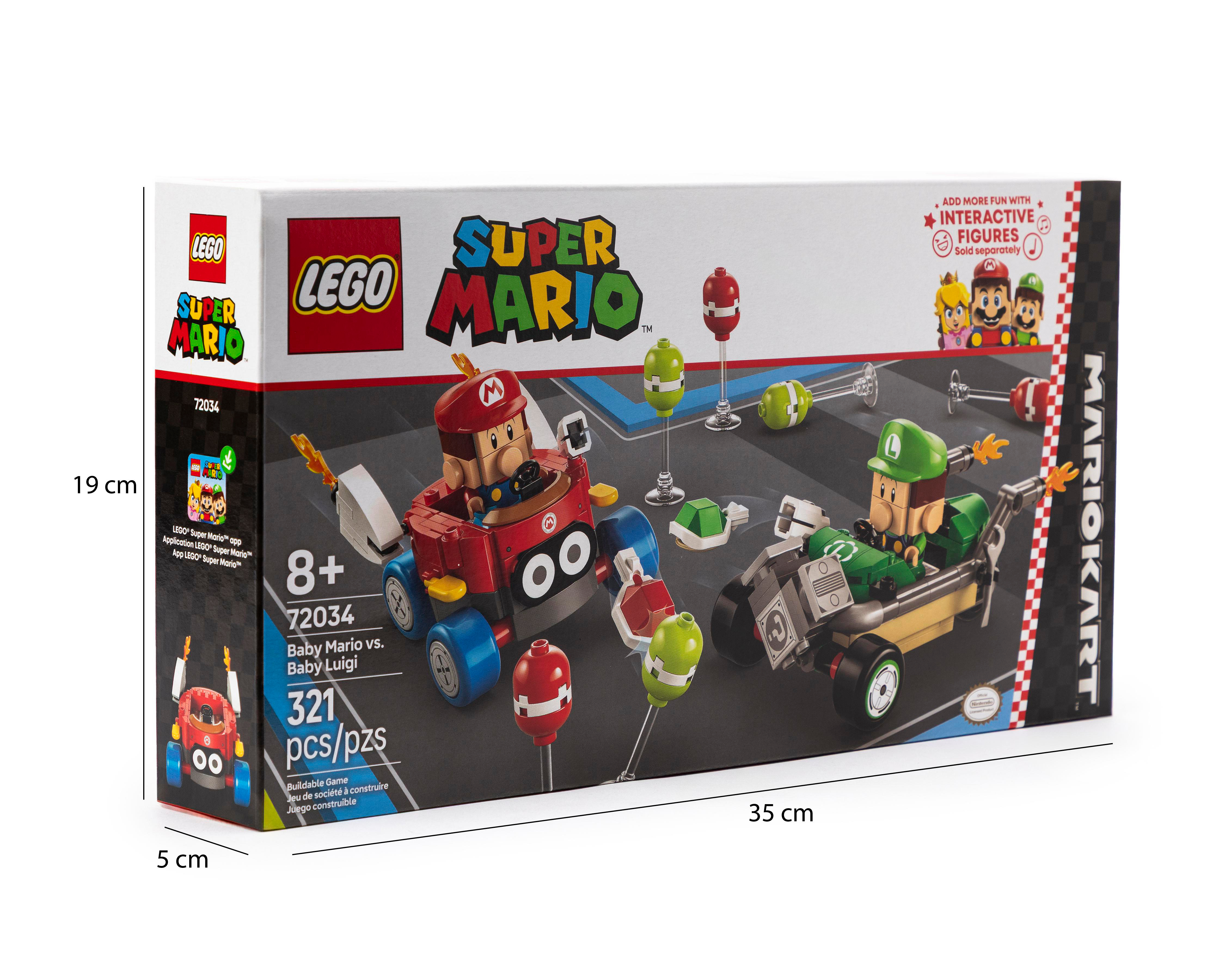 Foto 4 pulgar | LEGO Mario Kart: Bebé Mario vs. Bebé Luigi