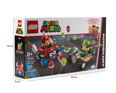 Foto 3 | LEGO Mario Kart: Bebé Mario vs. Bebé Luigi