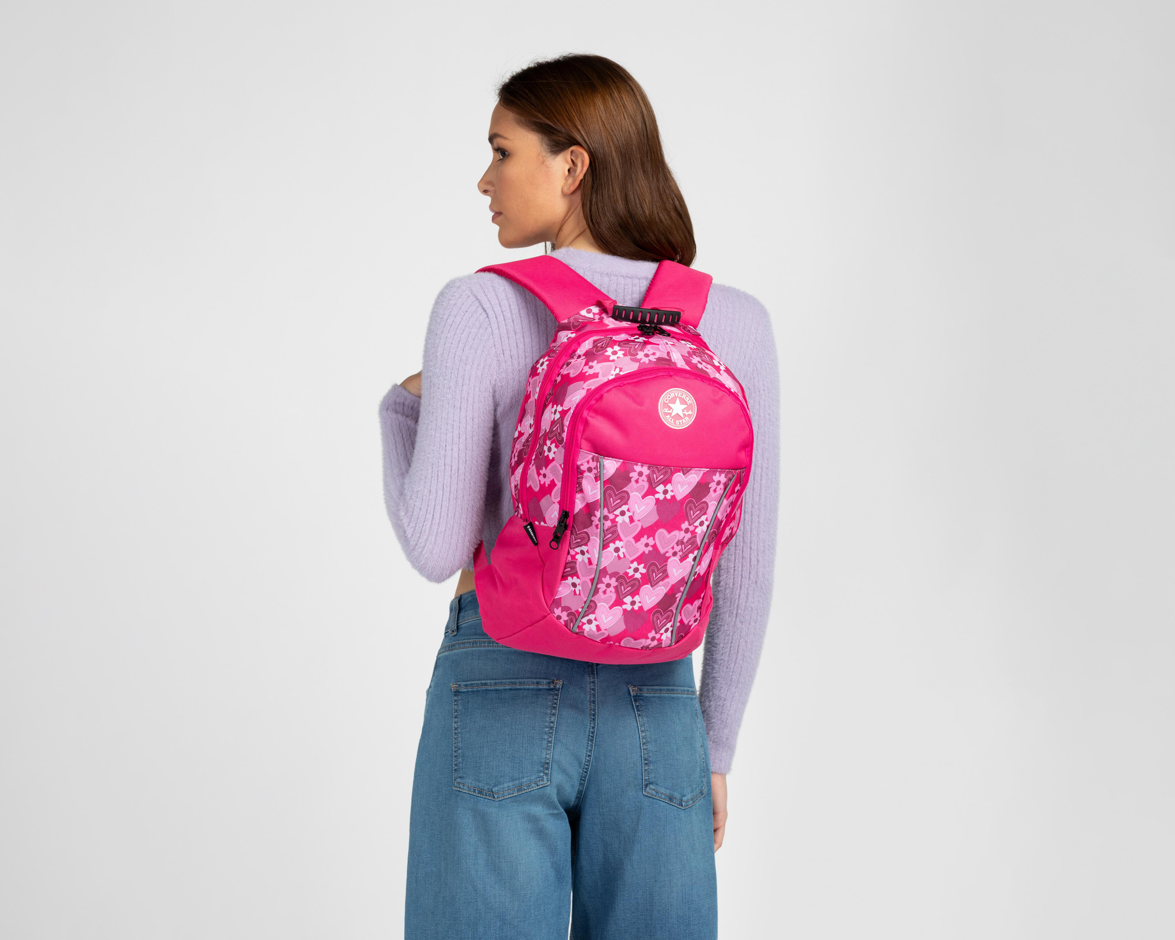 Foto 8 | Mochila Converse Rosa