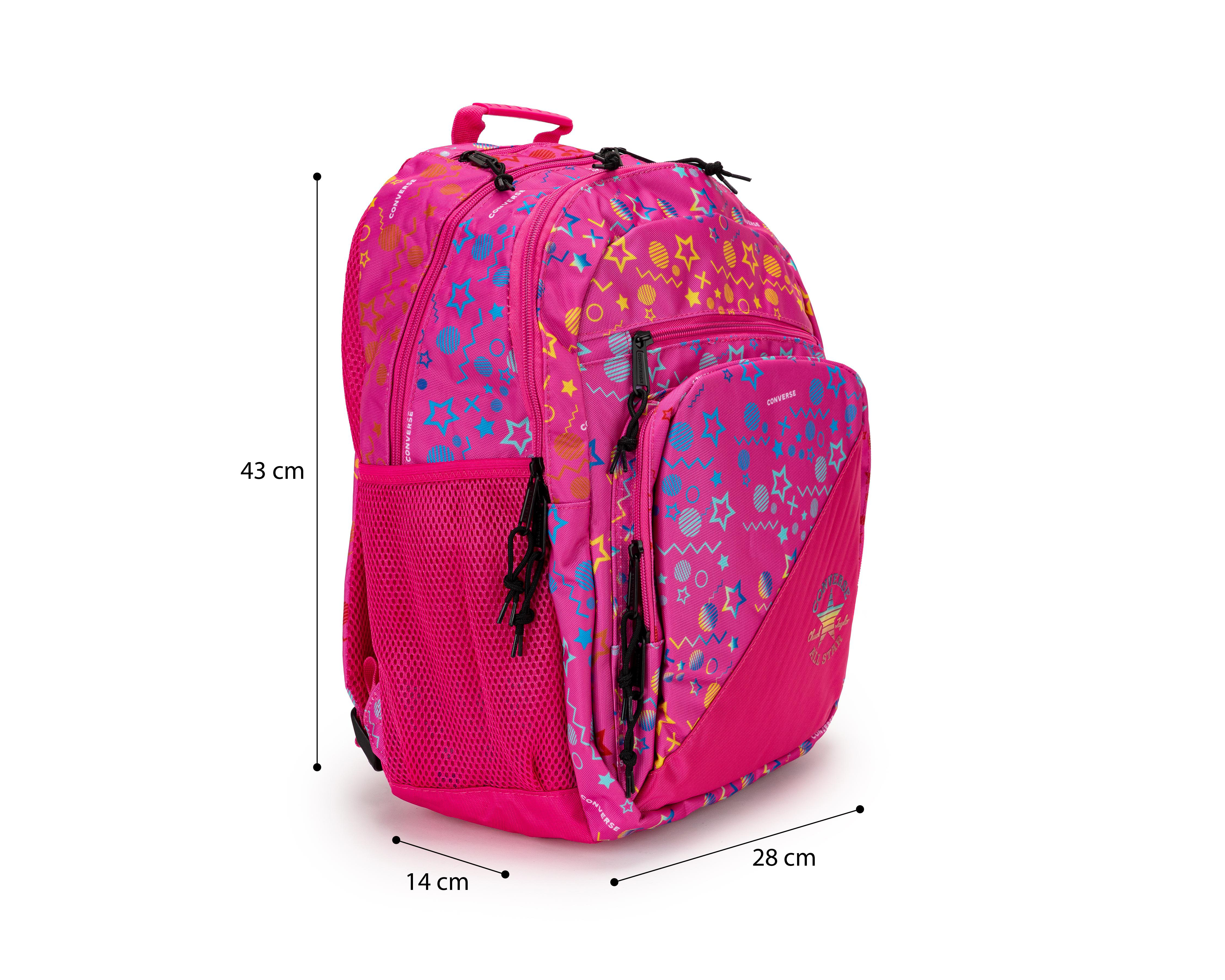 Foto 8 pulgar | Mochila Converse Rosa