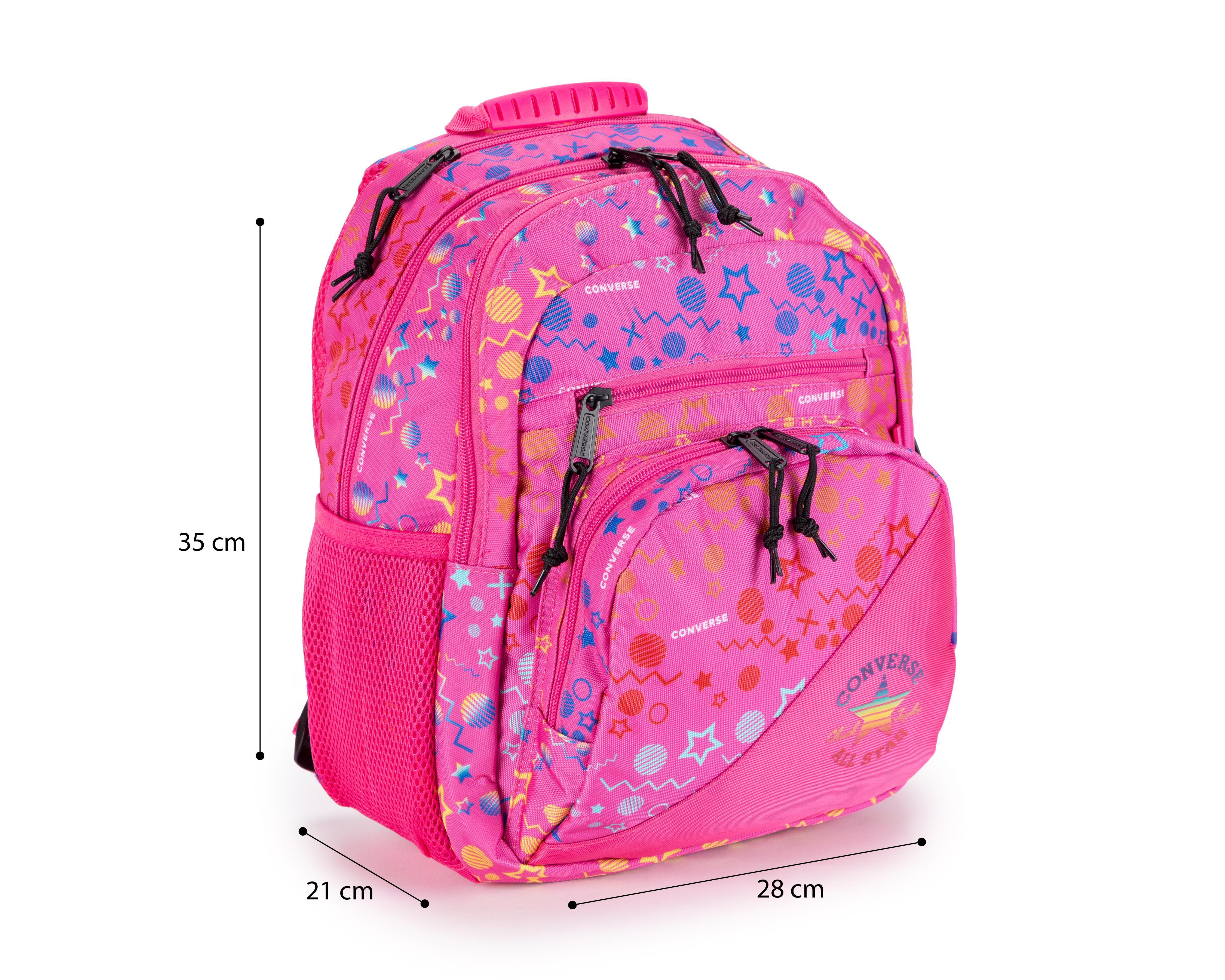 Foto 8 pulgar | Mochila Converse Rosa