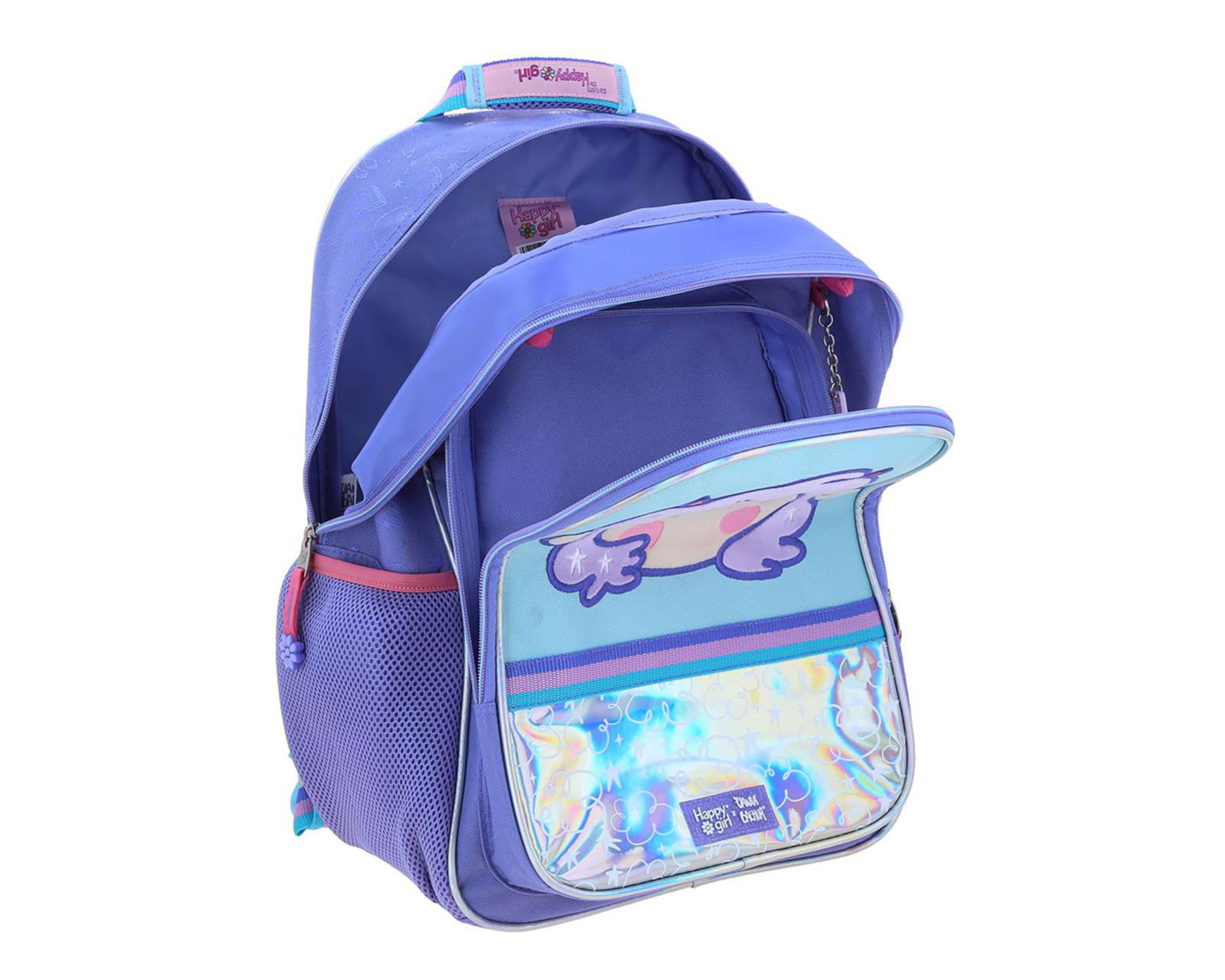 Foto 5 pulgar | Mochila Chenson Happy Girl por Vania Bachur Azul