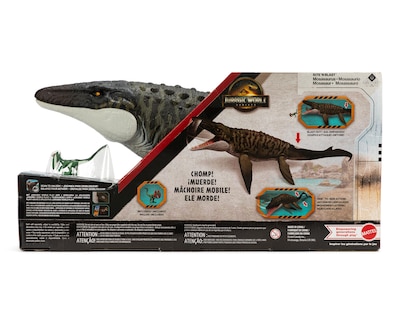 Foto 2 | Dinosaurio de Juguete Jurassic World Bite N Blast Mosasaurus