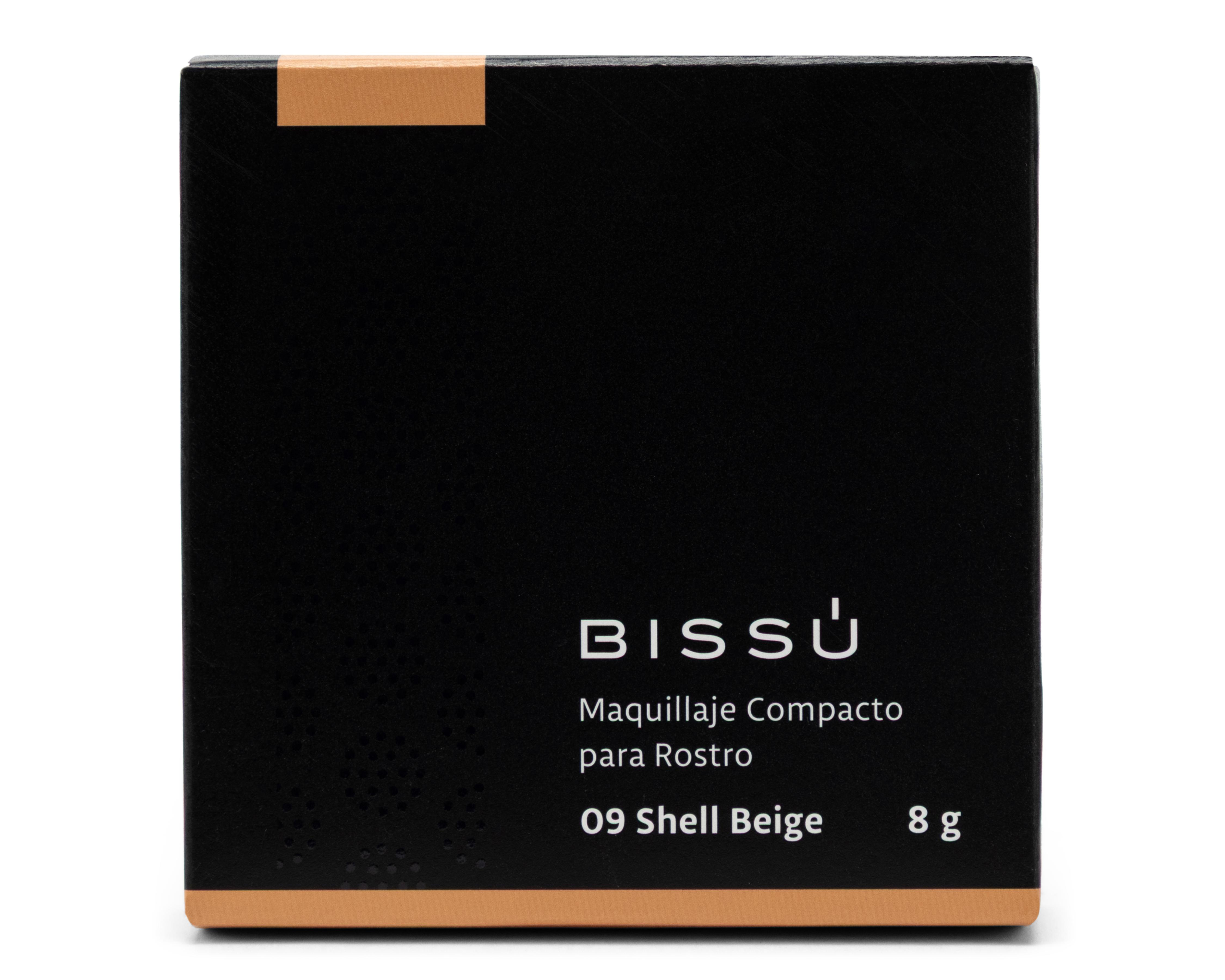 Foto 4 | Polvo Compacto Bissú 09 Shell Beige 8 g