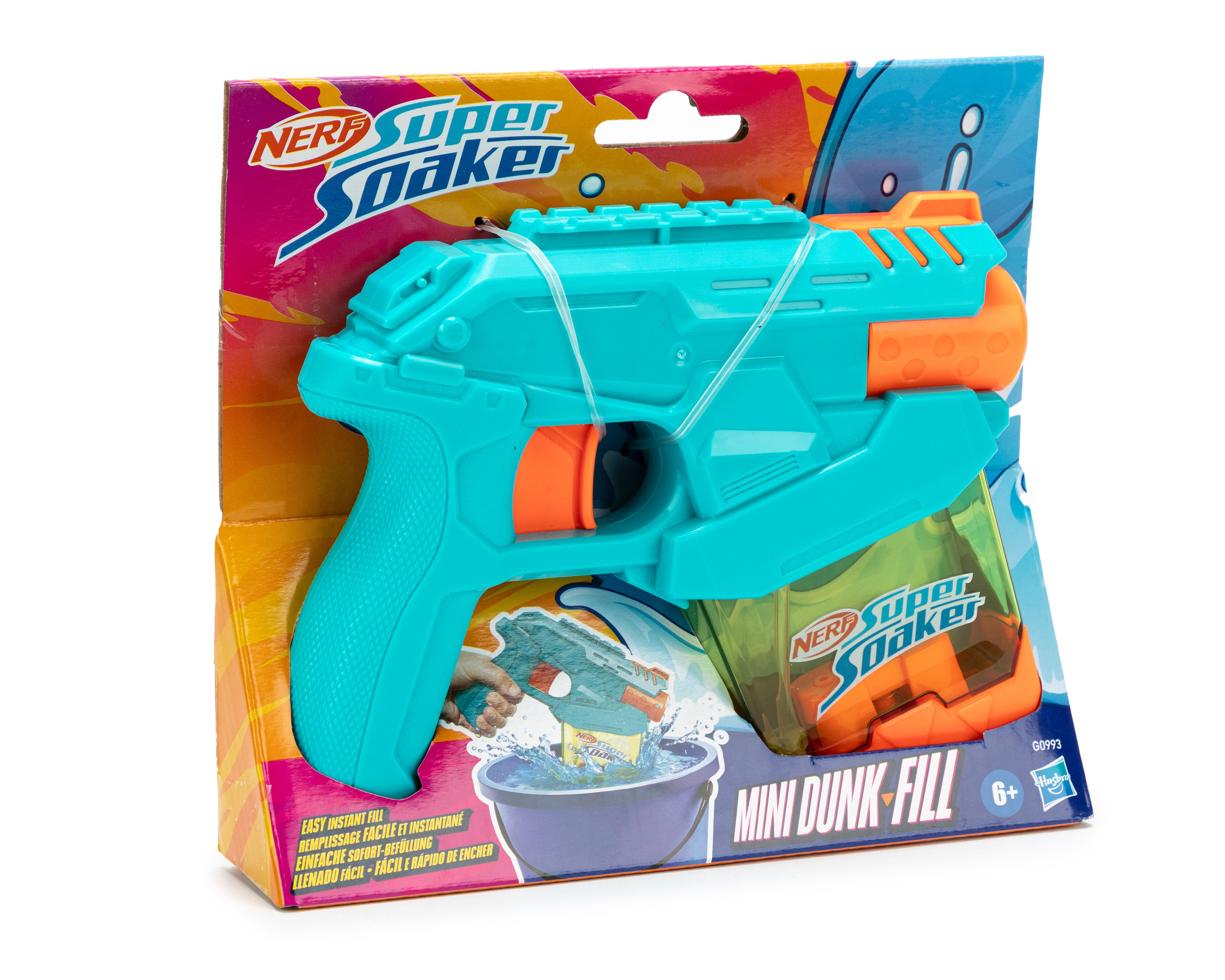 Foto 4 pulgar | Lanzador de Agua Nerf Super Soaker Mini Dunk-Fill