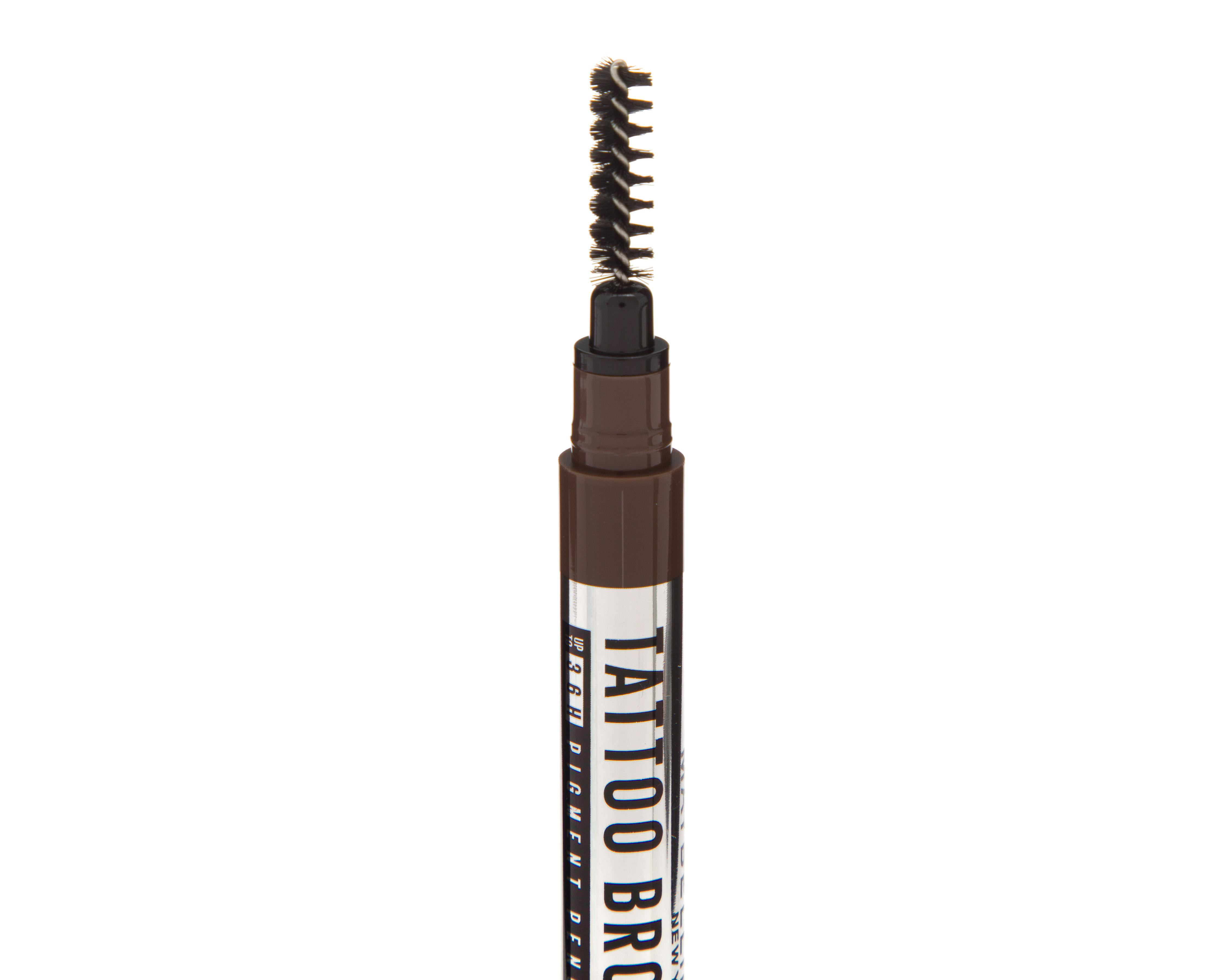 Foto 4 pulgar | Lápiz para Cejas Maybelline Tattoo Brow Dark Brown 250 mg