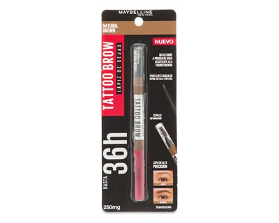 Foto 1 | Lápiz para Cejas Maybelline Tattoo Brow Natural Brown 250 mg