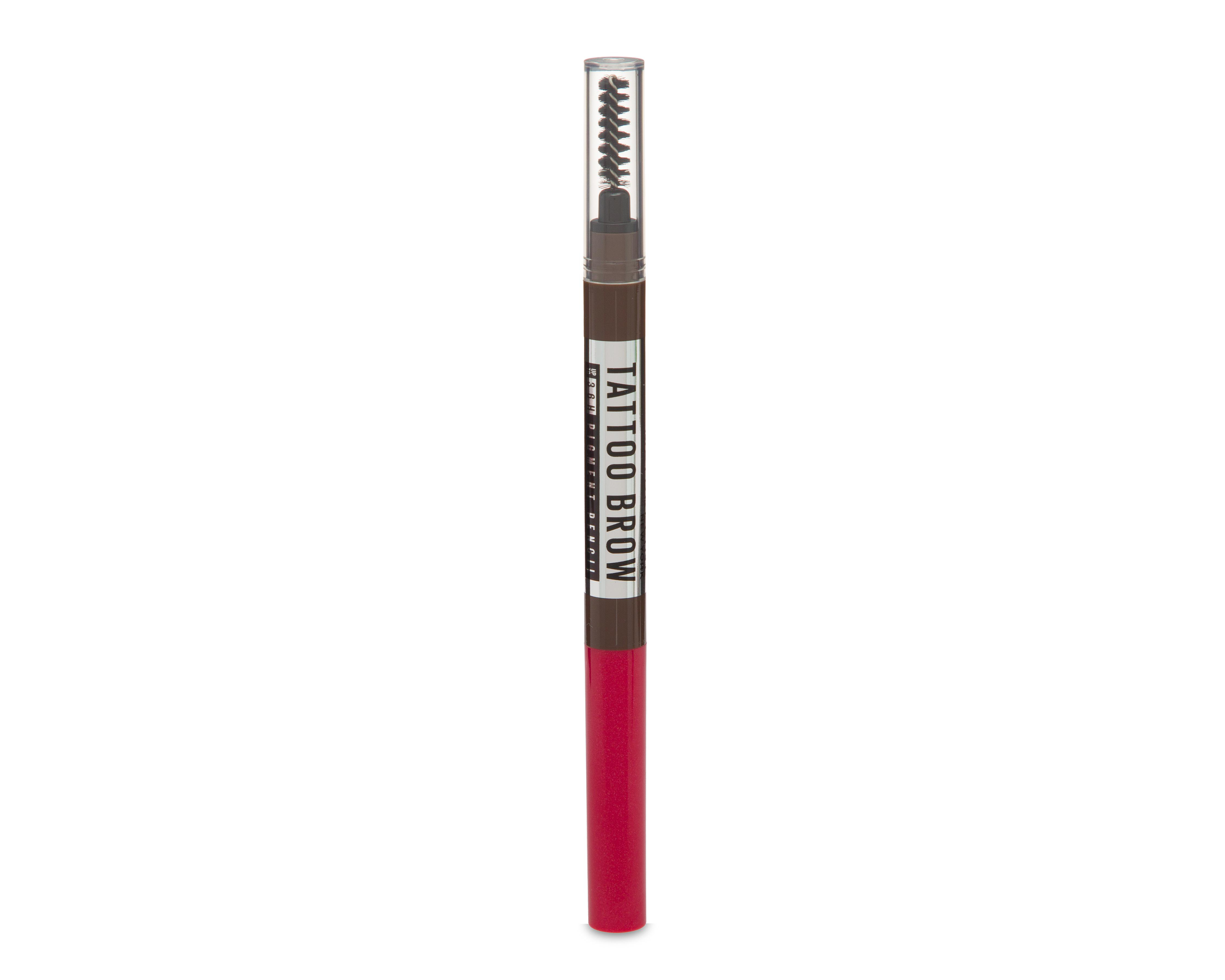 Foto 3 pulgar | Lápiz para Cejas Maybelline Tattoo Brow Natural Brown 250 mg