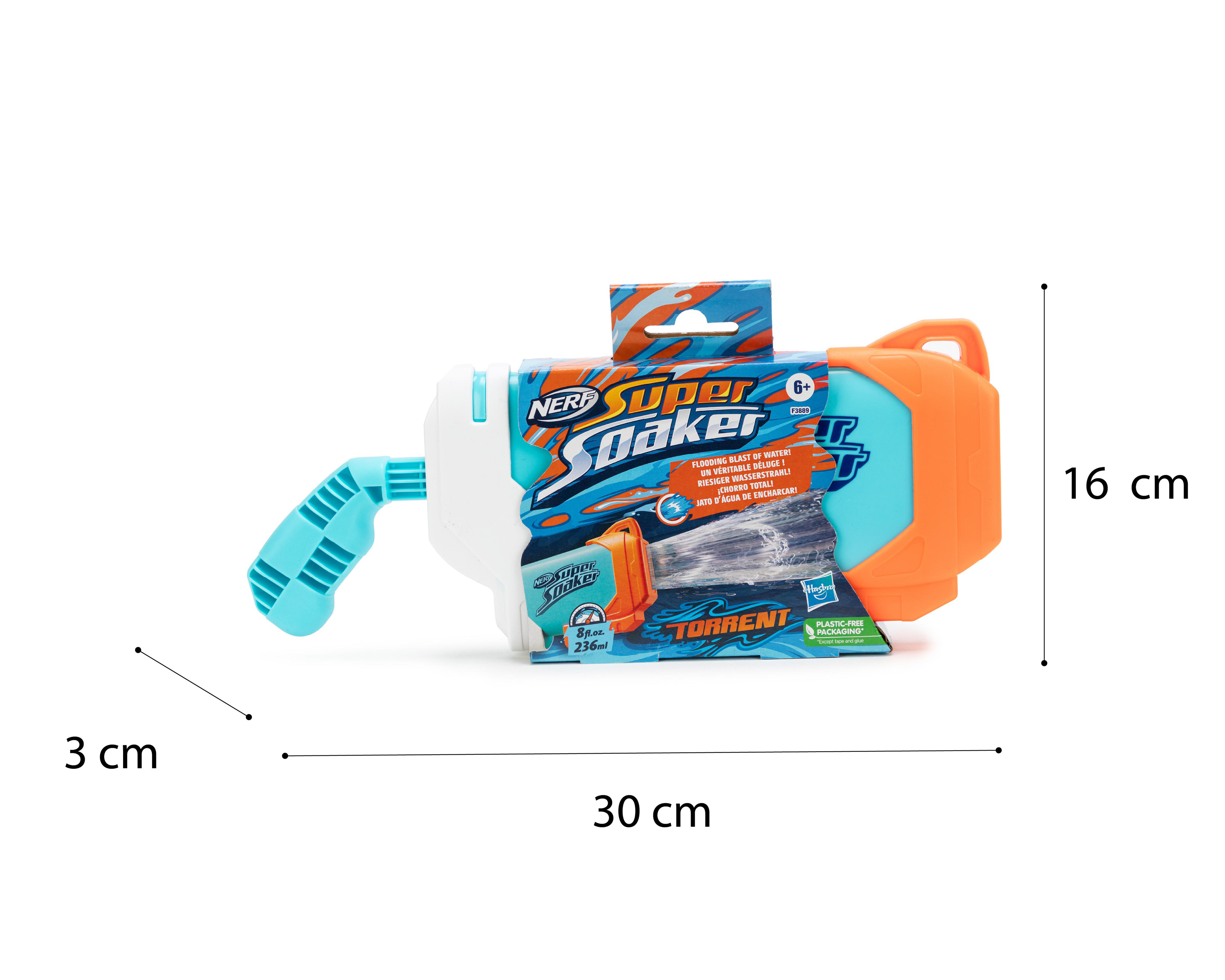 Foto 5 pulgar | Lanzador de Agua Nerf Super Soaker Torrent