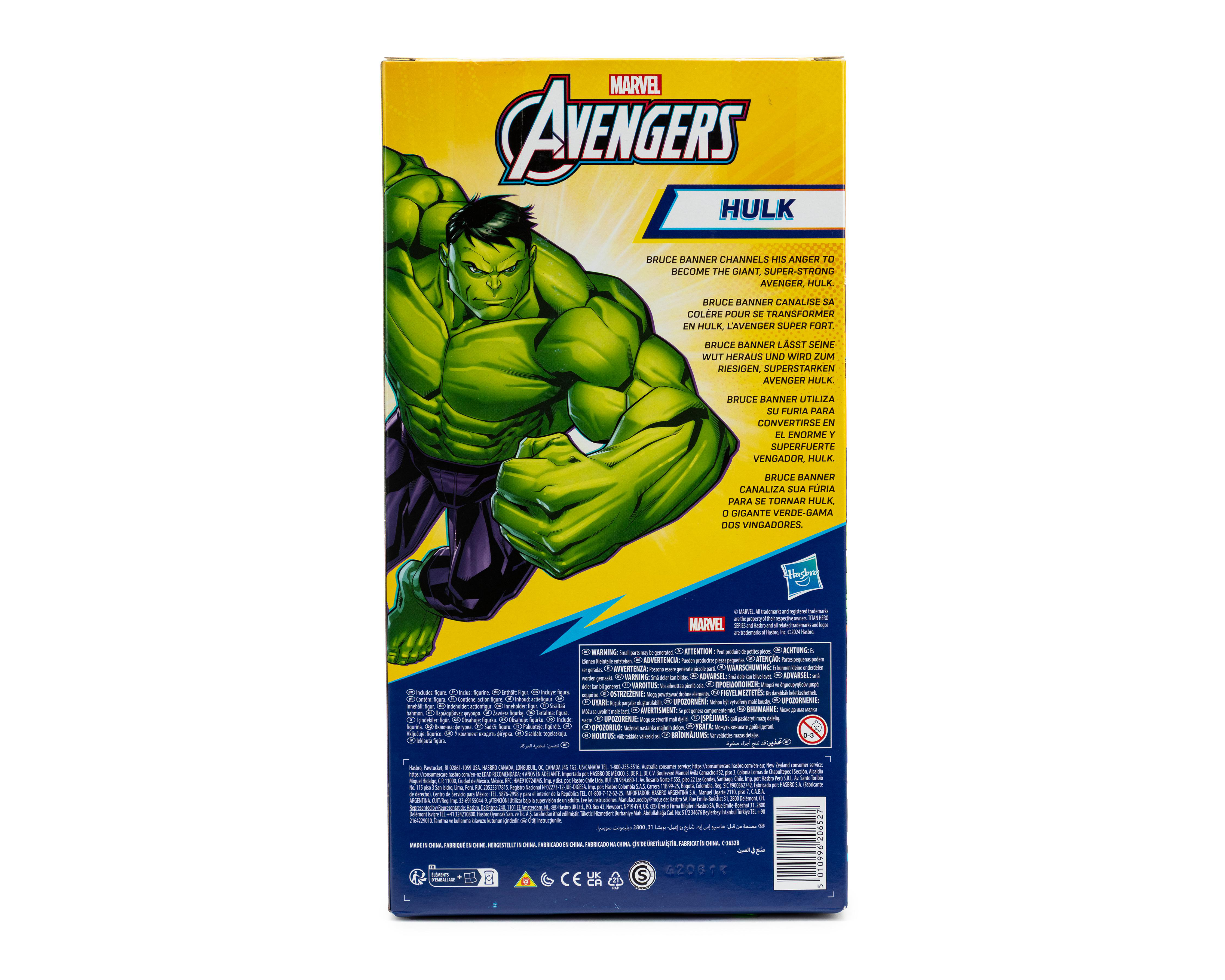 Foto 5 pulgar | Hulk Figura de Acción Marvel Avengers