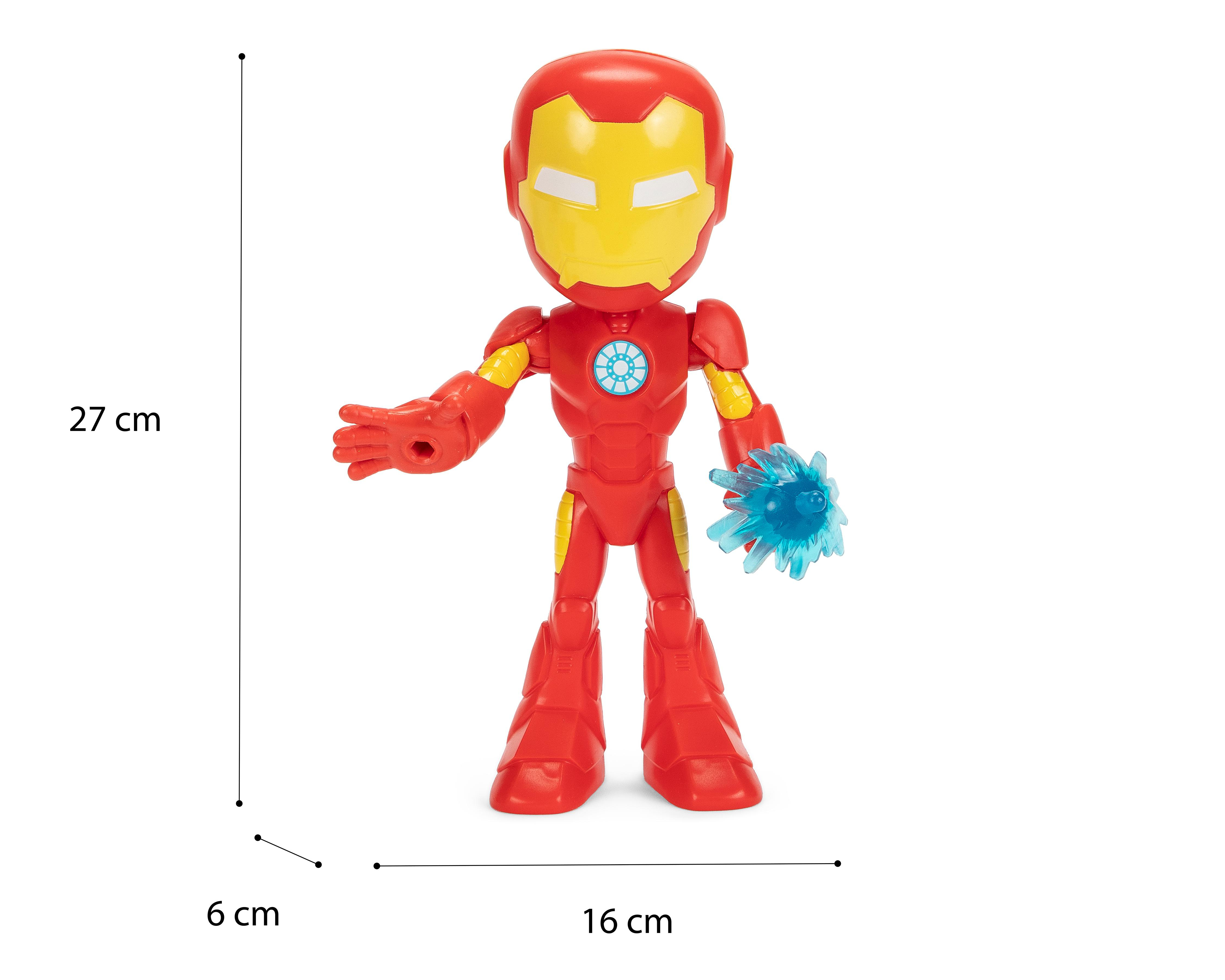 Foto 5 | Iron Man Figura de Acción Marvel Spidey Amazing Friends con Accesorio