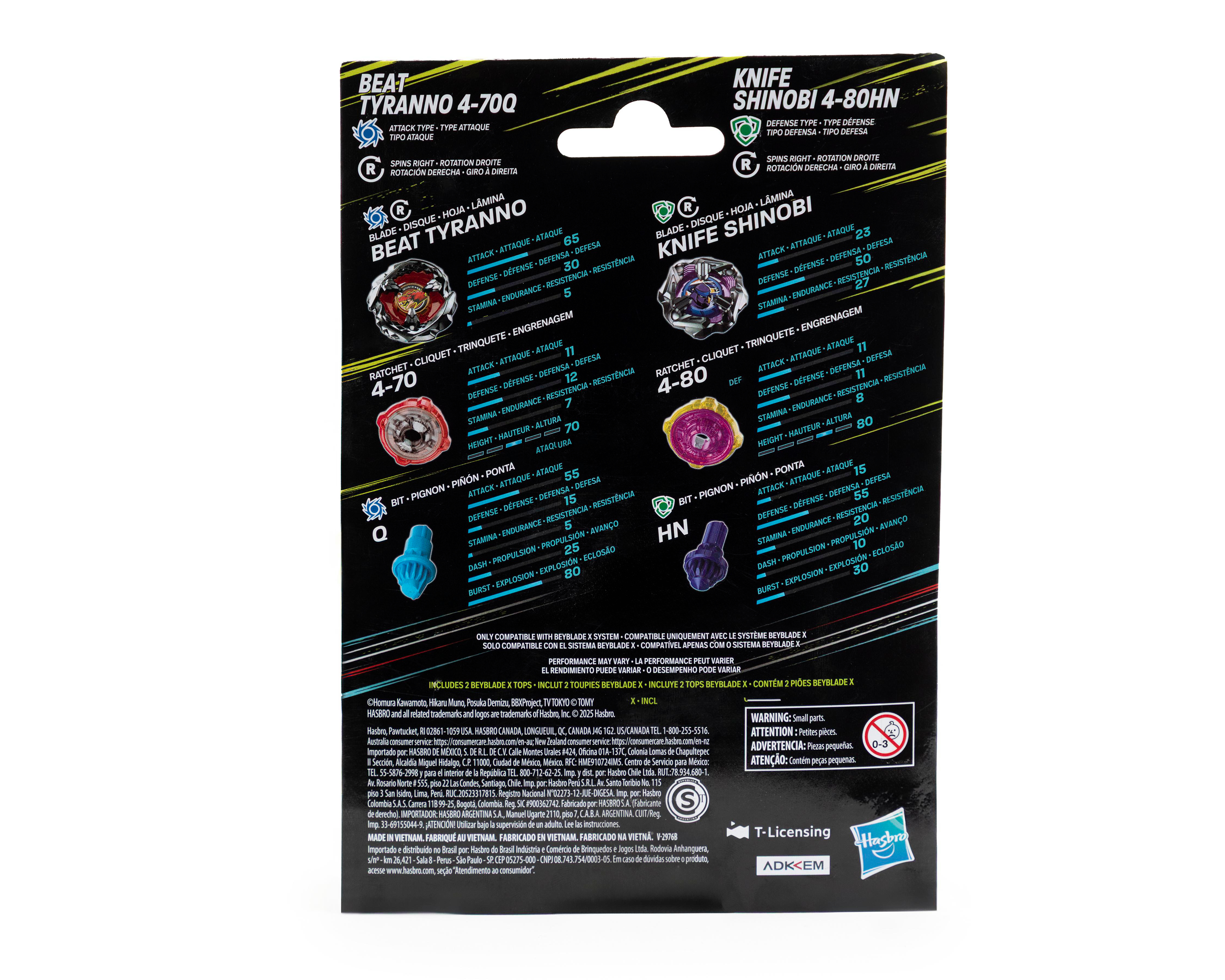 Foto 2 | BeyBlade X Hasbro 2 Piezas