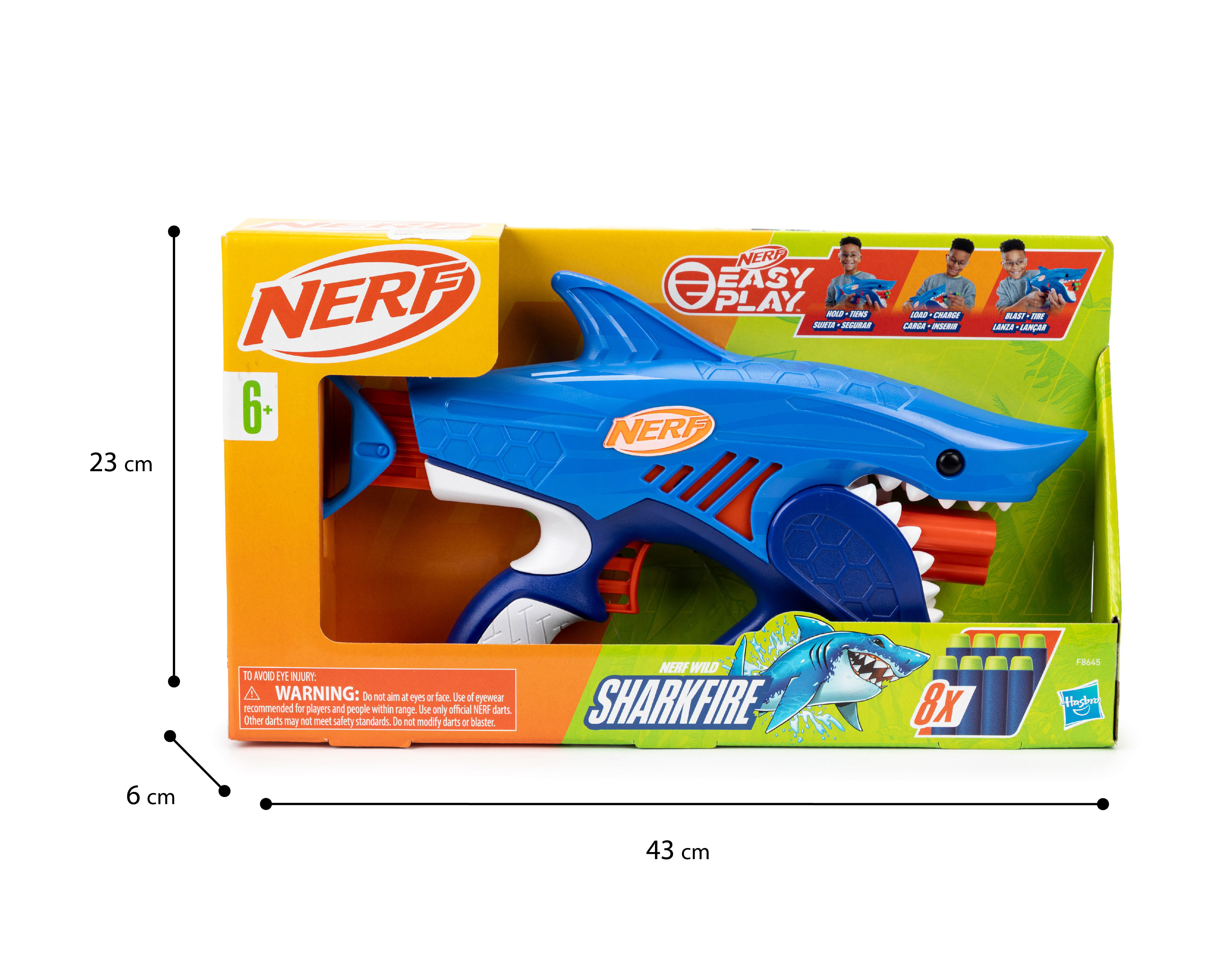 Foto 6 | Lanzadardos Nerf Sharkfire