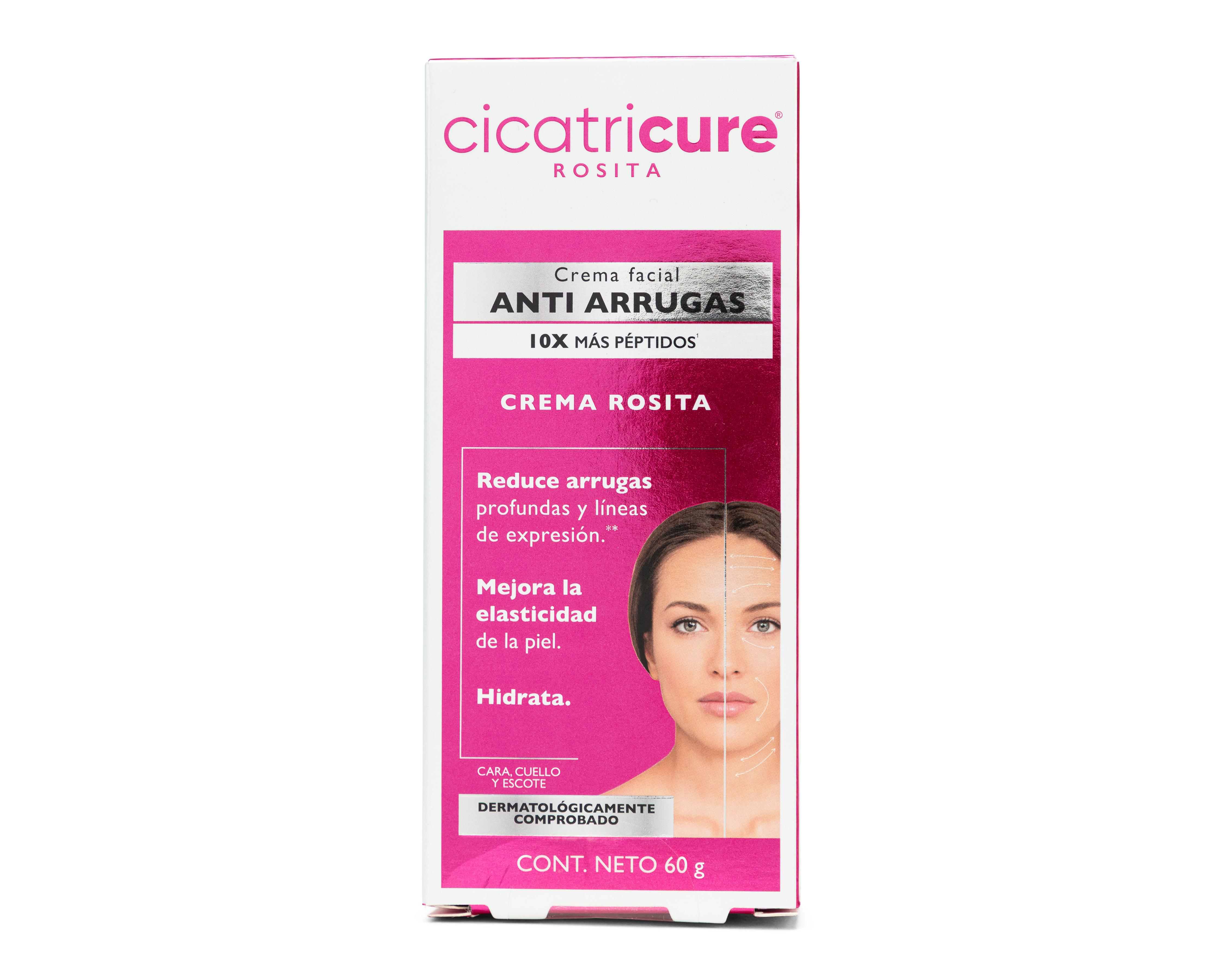 Foto 1 | Crema Facial Antiarrugas Cicatricure Rosita 10X más Péptidos 60 g